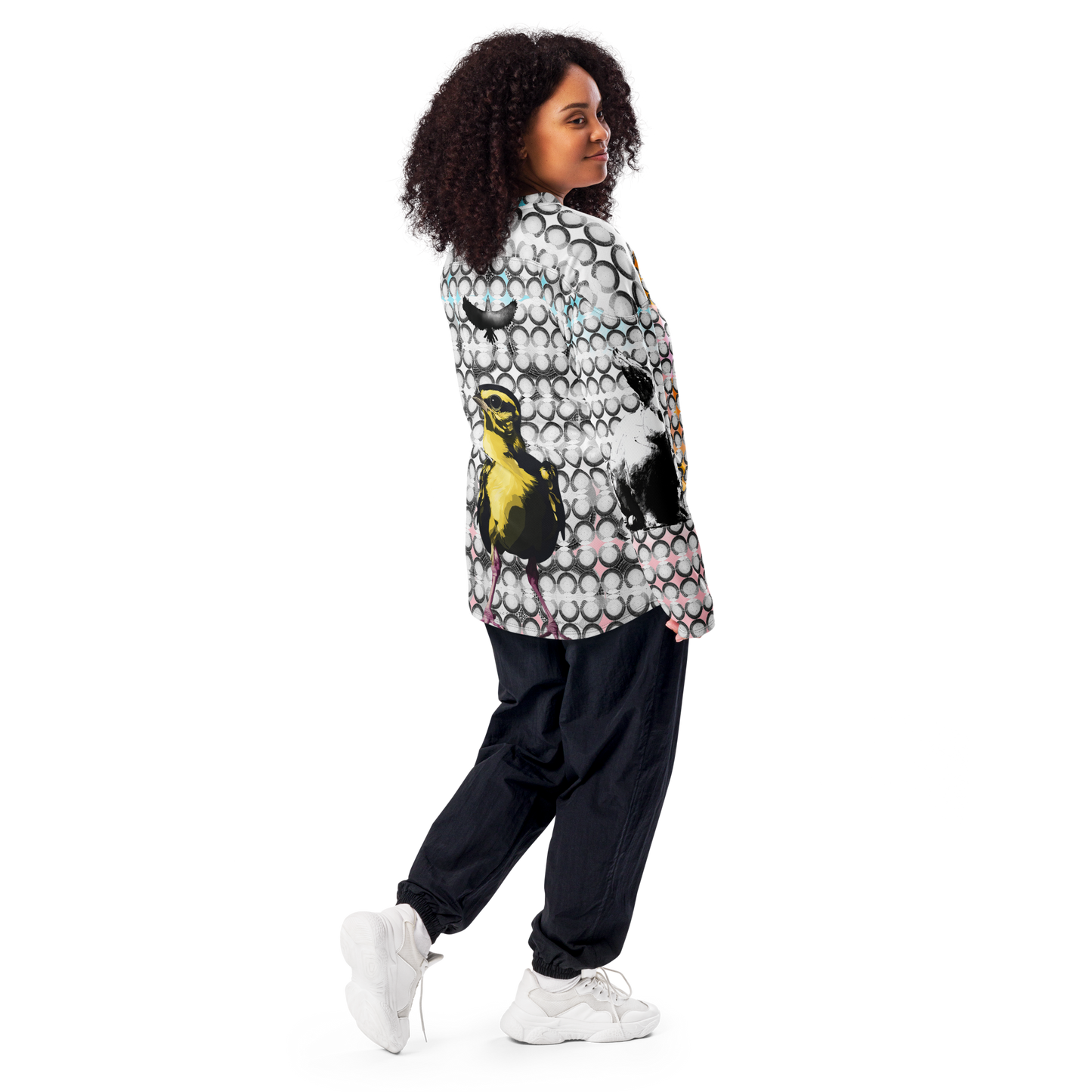 Dot Widdle BRD Bunny & Horse Sleeves Recycled hockey fan jersey