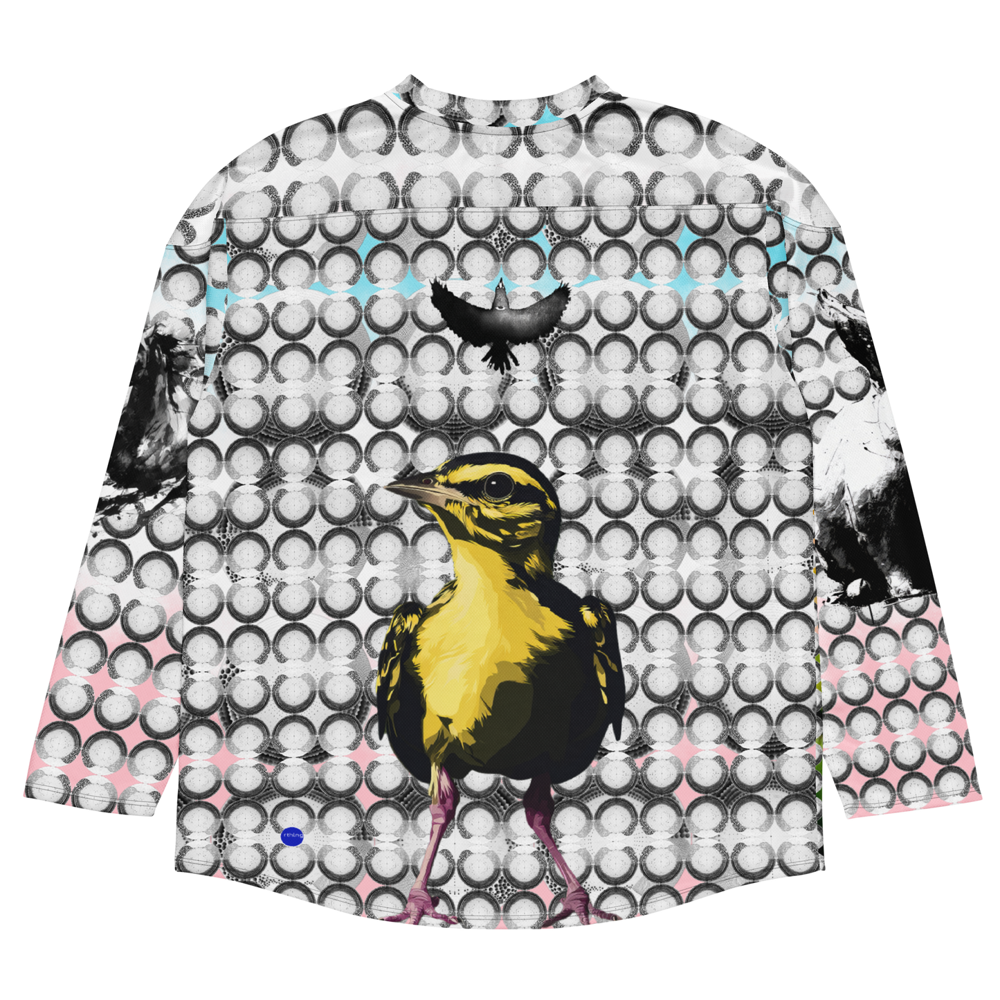 Dot Widdle BRD Bunny & Horse Sleeves Recycled hockey fan jersey