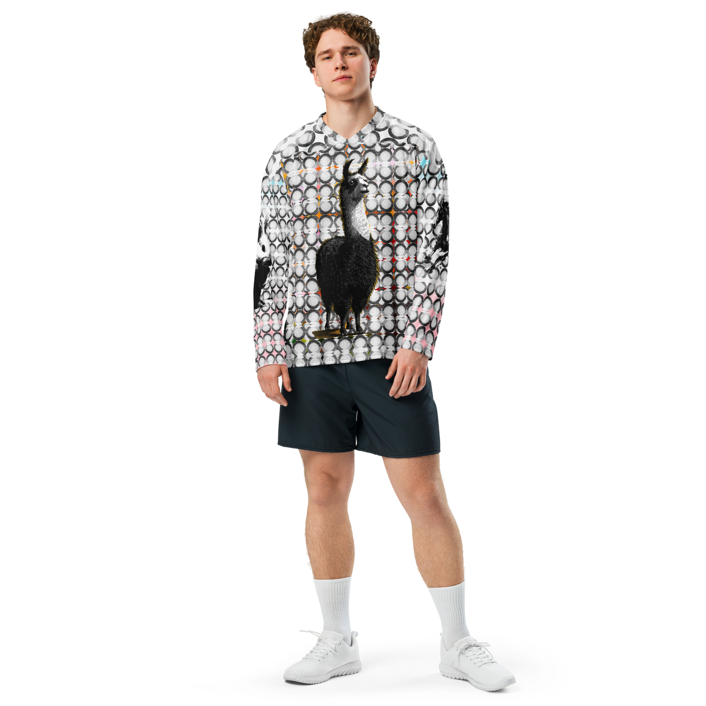 Dot Llamma Recycled hockey fan jersey