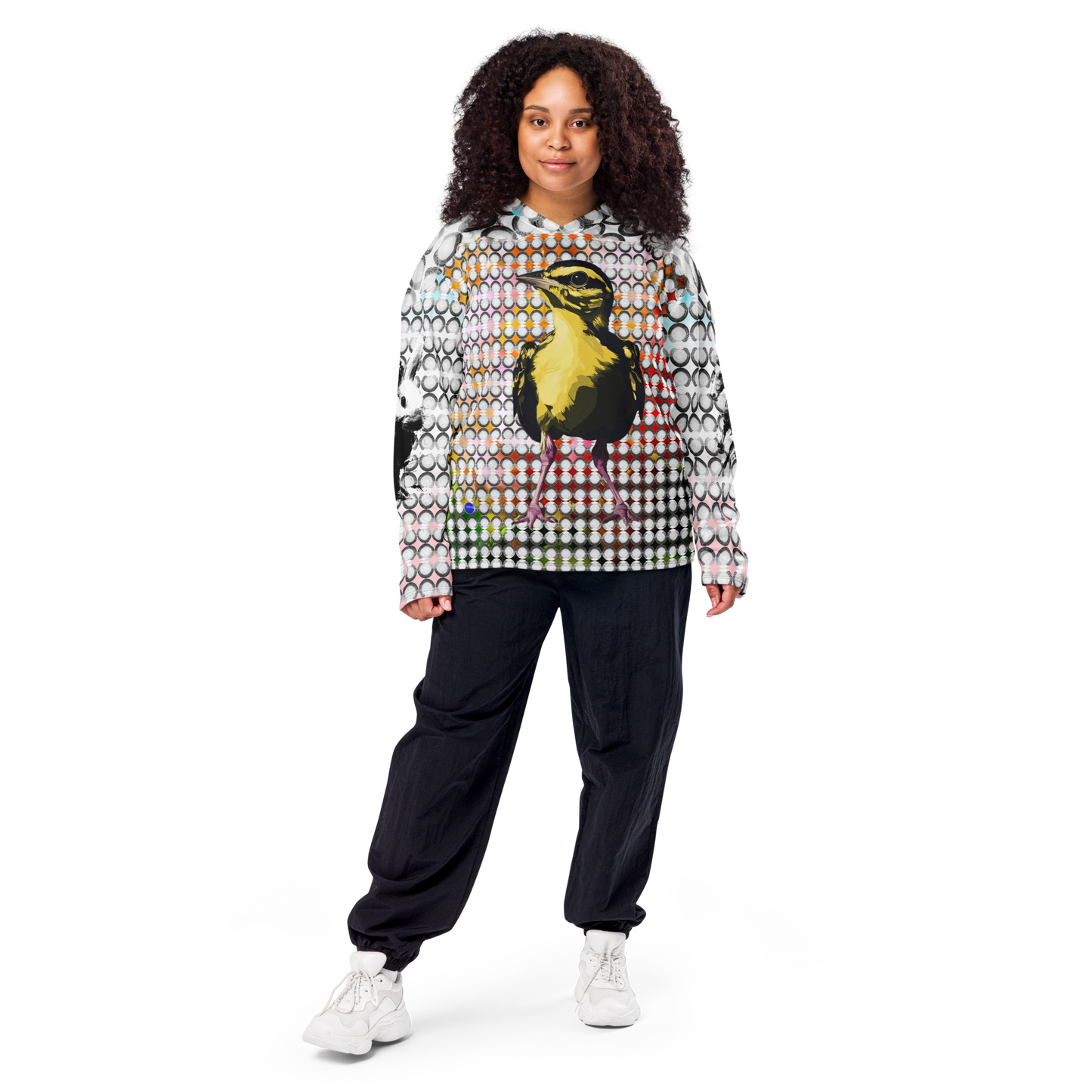 Dot Widdle BRD Bunny & Horse Sleeves Recycled hockey fan jersey