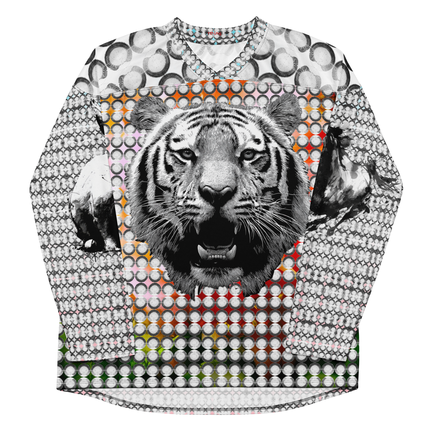 Dot TGR Horse & Bunny Sleeves Recycled hockey fan jersey