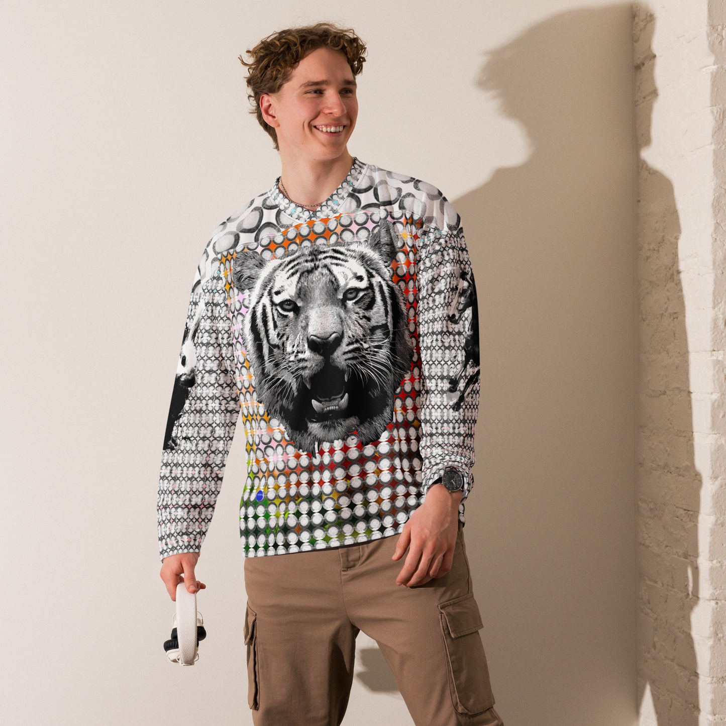 Dot TGR Horse & Bunny Sleeves Recycled hockey fan jersey