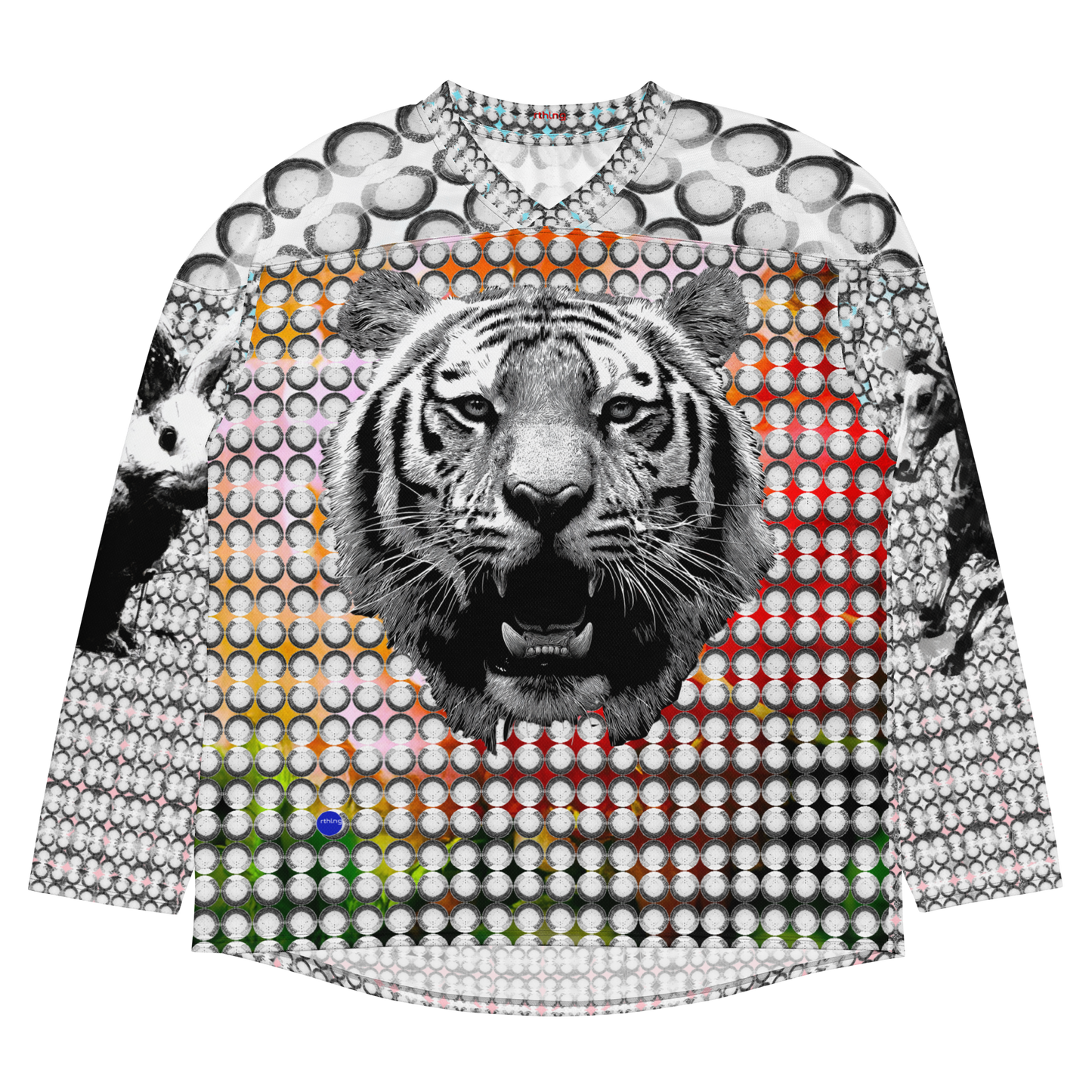 Dot TGR Horse & Bunny Sleeves Recycled hockey fan jersey