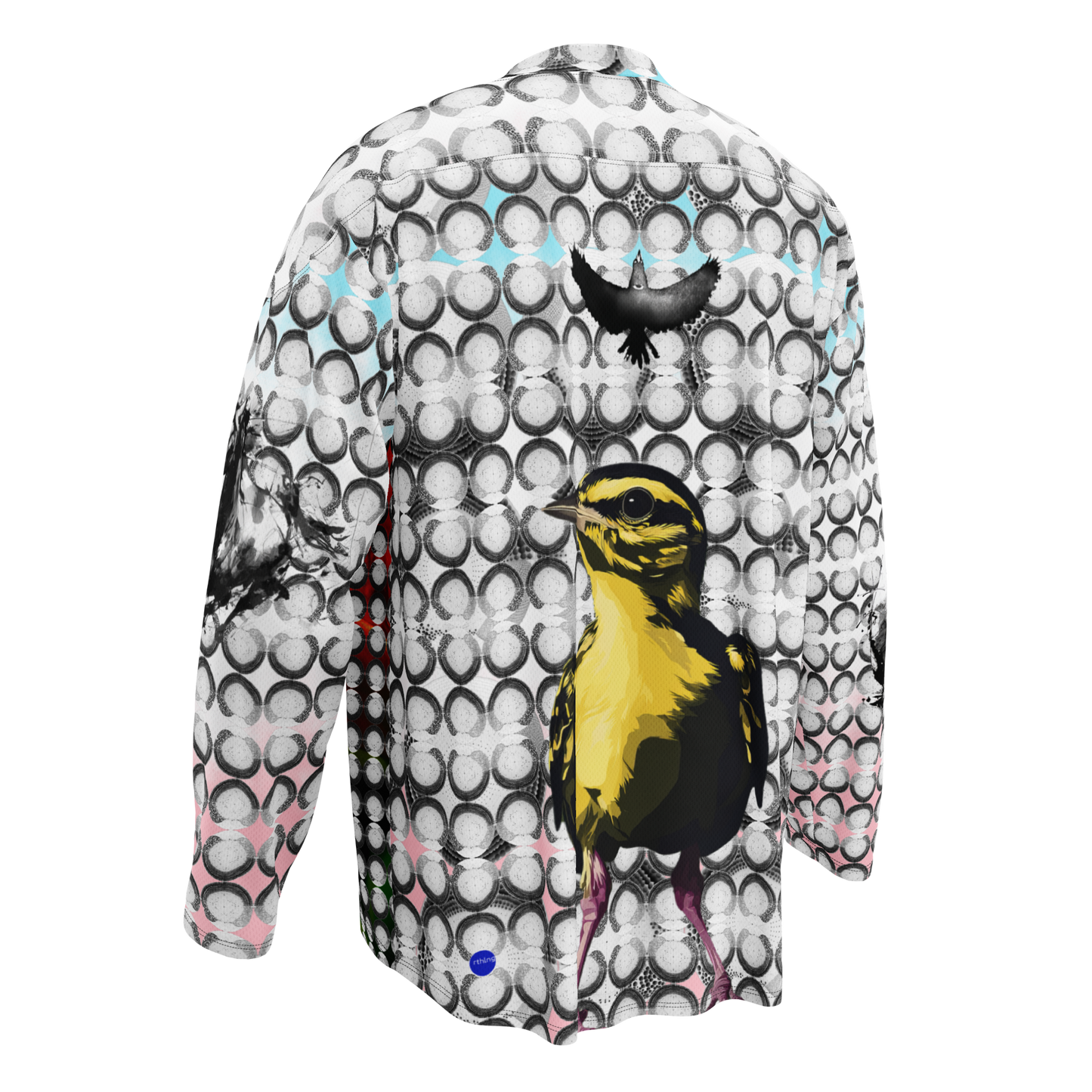 Dot Widdle BRD Bunny & Horse Sleeves Recycled hockey fan jersey