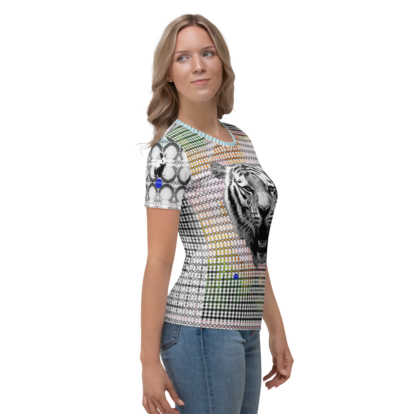Dot TGR Llama & Bunny Sleeves Women's T