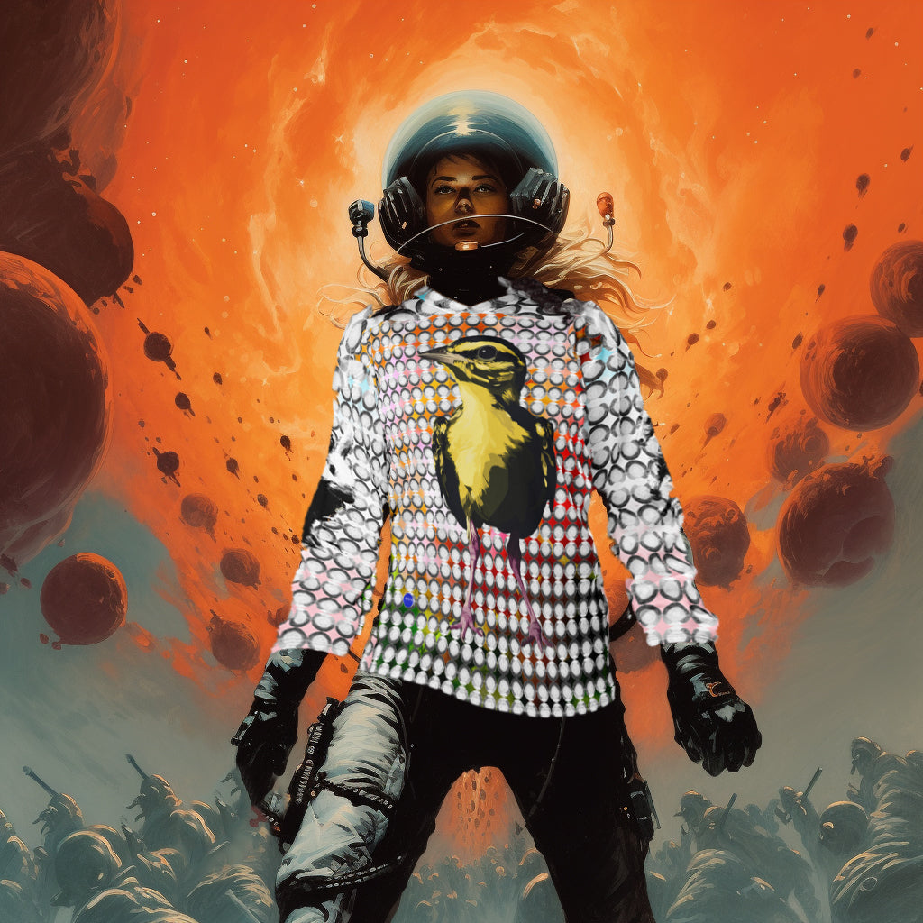 Dot Widdle BRD Bunny & Horse Sleeves Recycled Hockey Jersey