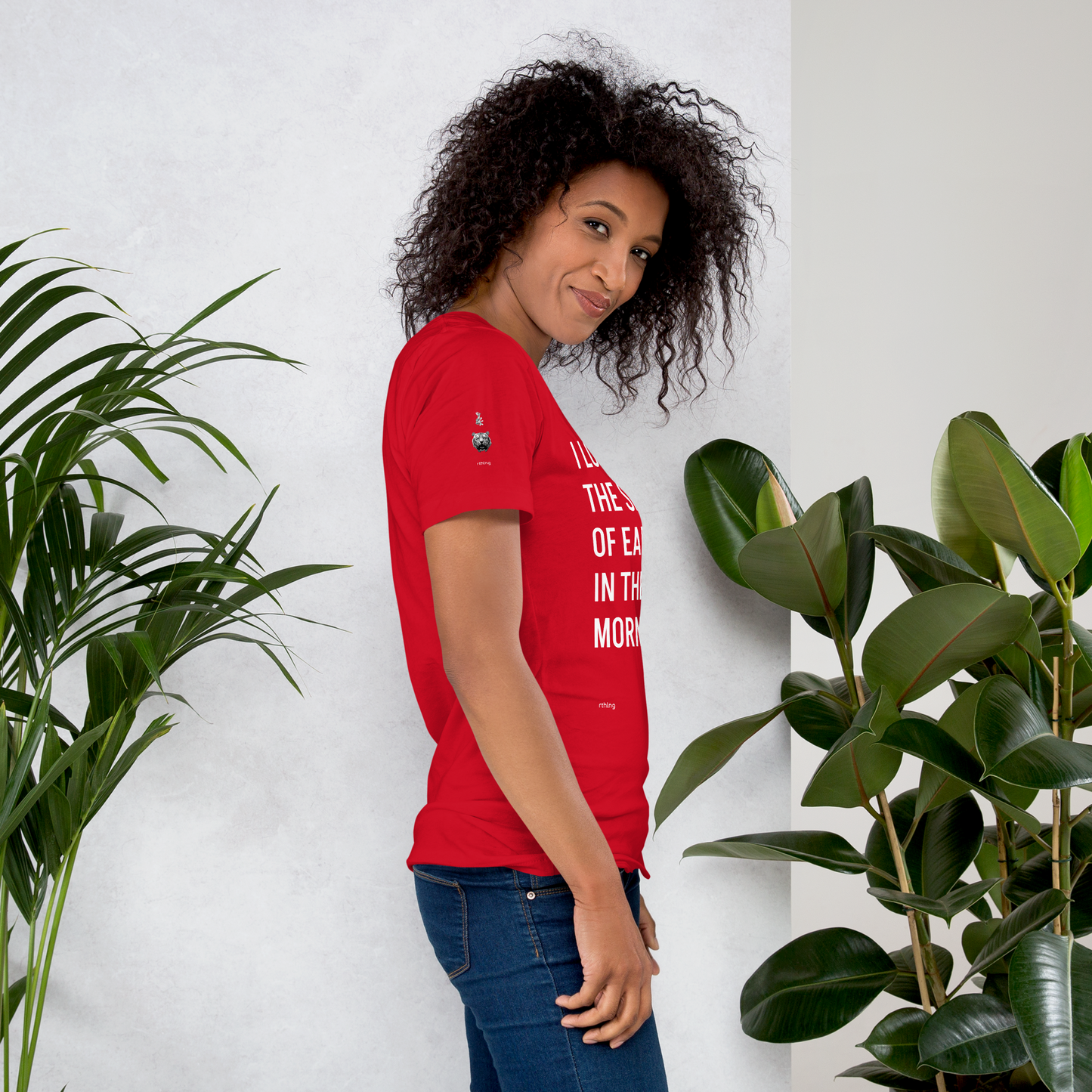 EARTH IN THE MORNING Unisex t-shirt | Turns Out Charlie Surfs Fire