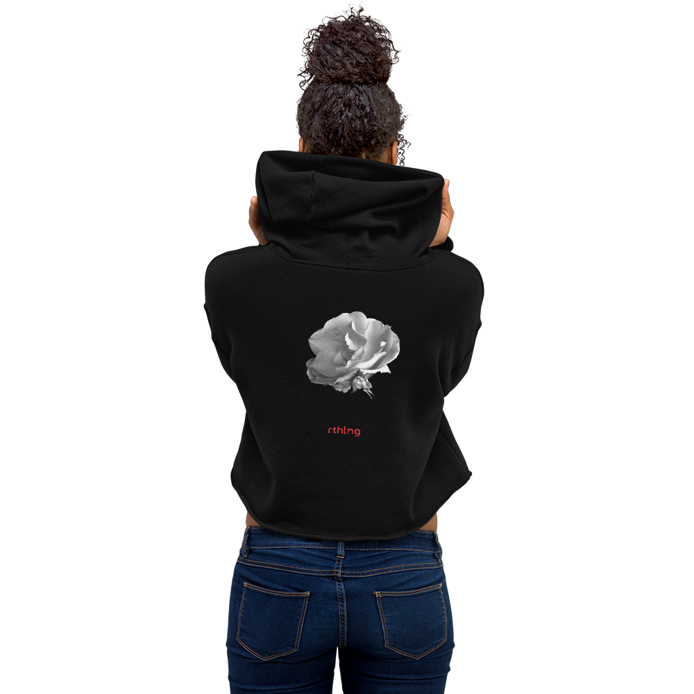 RADAR PETAL FLWR Crop Hoodie