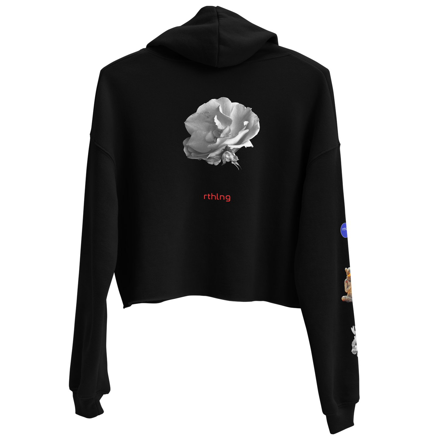 RADAR PETAL FLWR Crop Hoodie