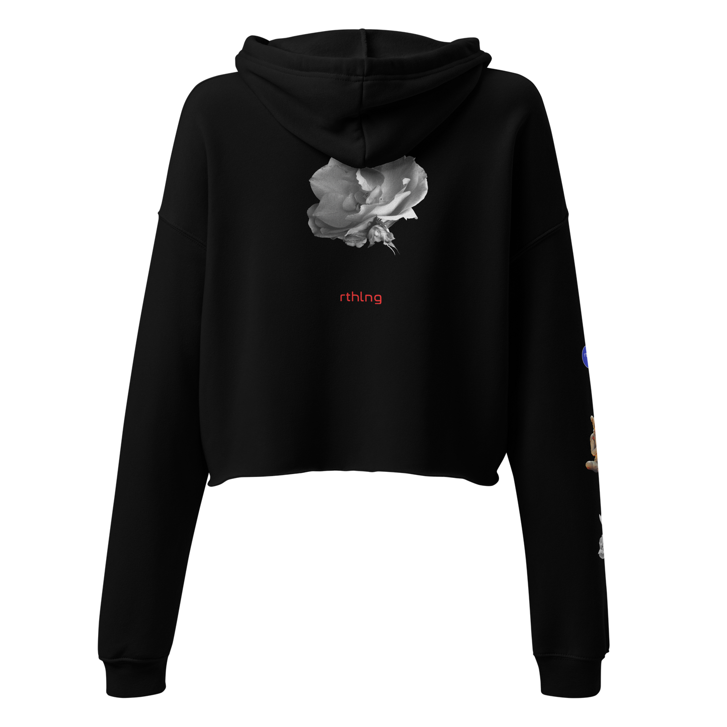 RADAR PETAL FLWR Crop Hoodie