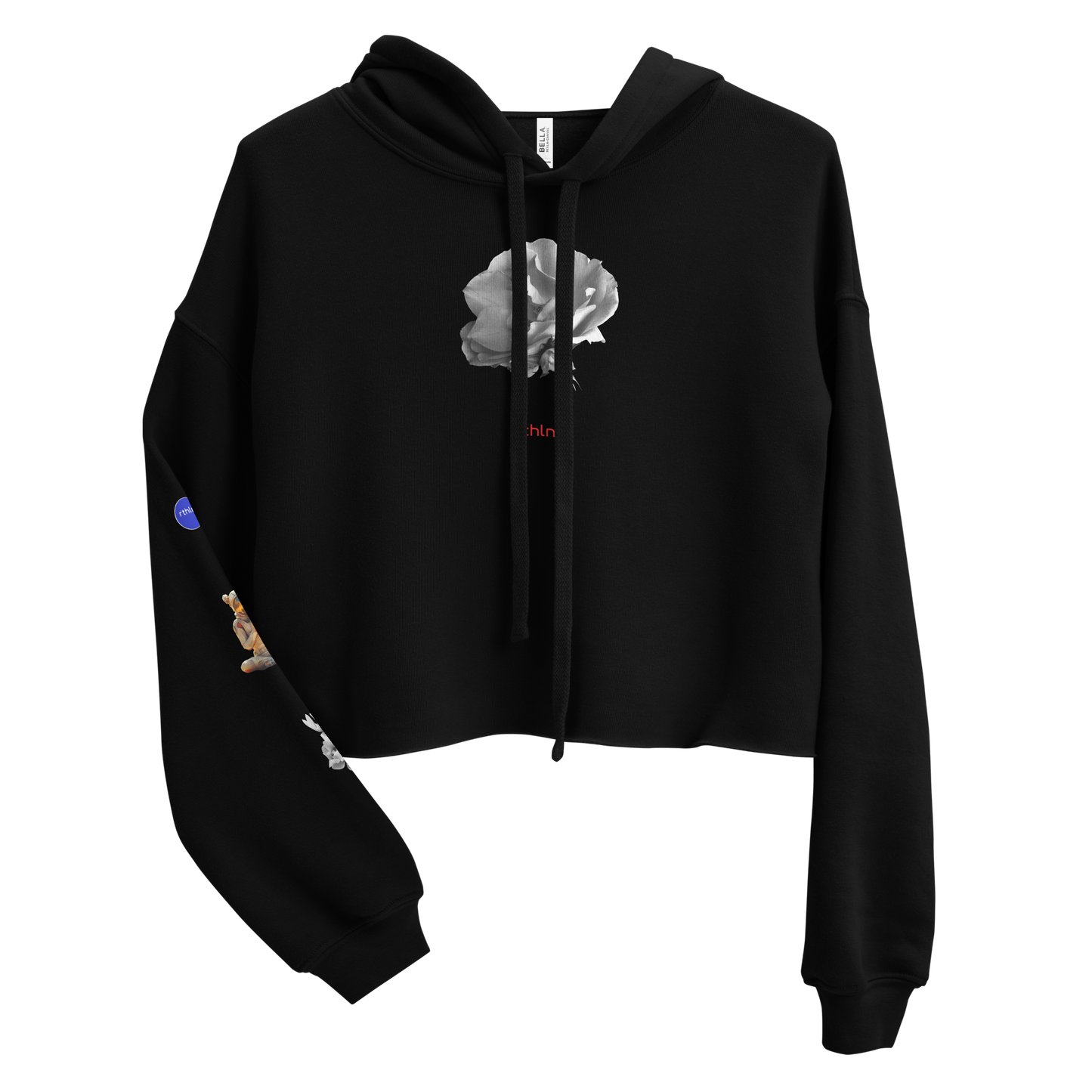 RADAR PETAL FLWR Crop Hoodie