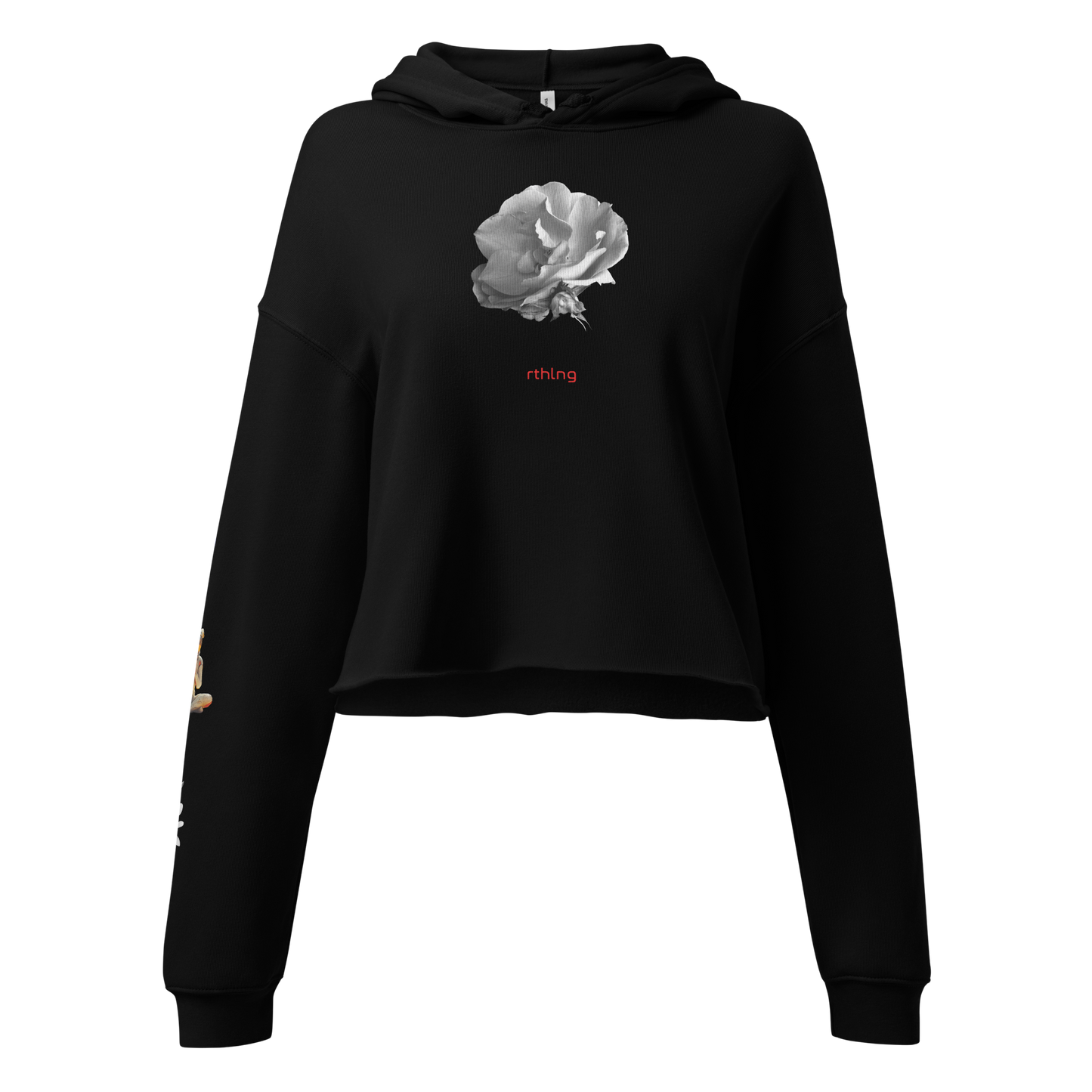 RADAR PETAL FLWR Crop Hoodie
