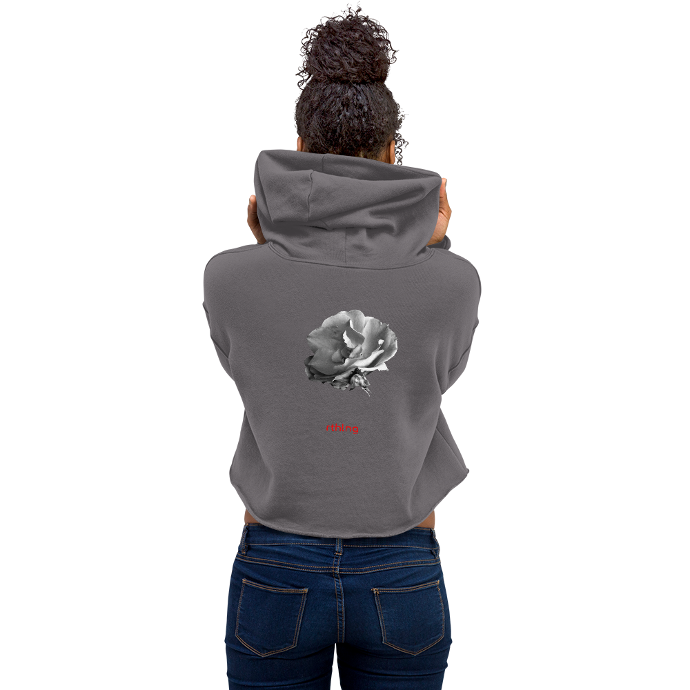 RADAR PETAL FLWR Crop Hoodie
