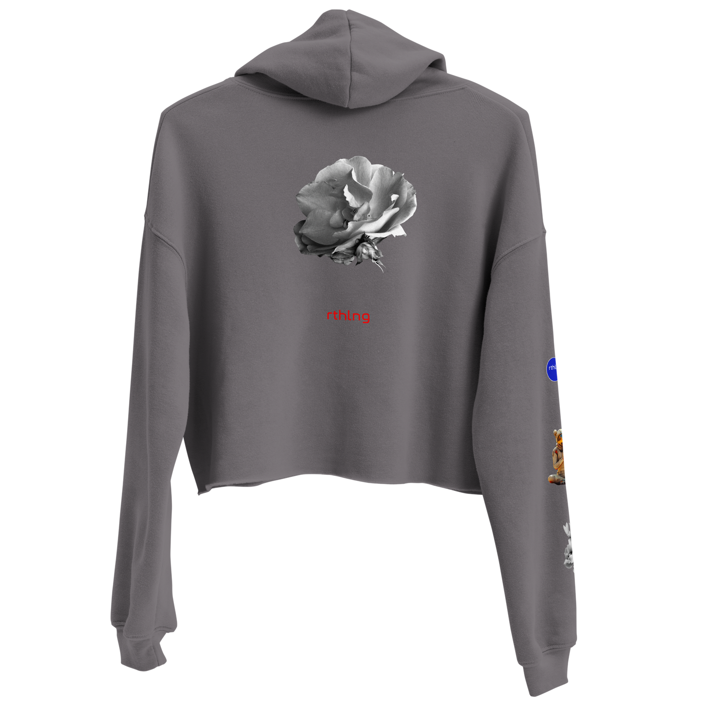RADAR PETAL FLWR Crop Hoodie