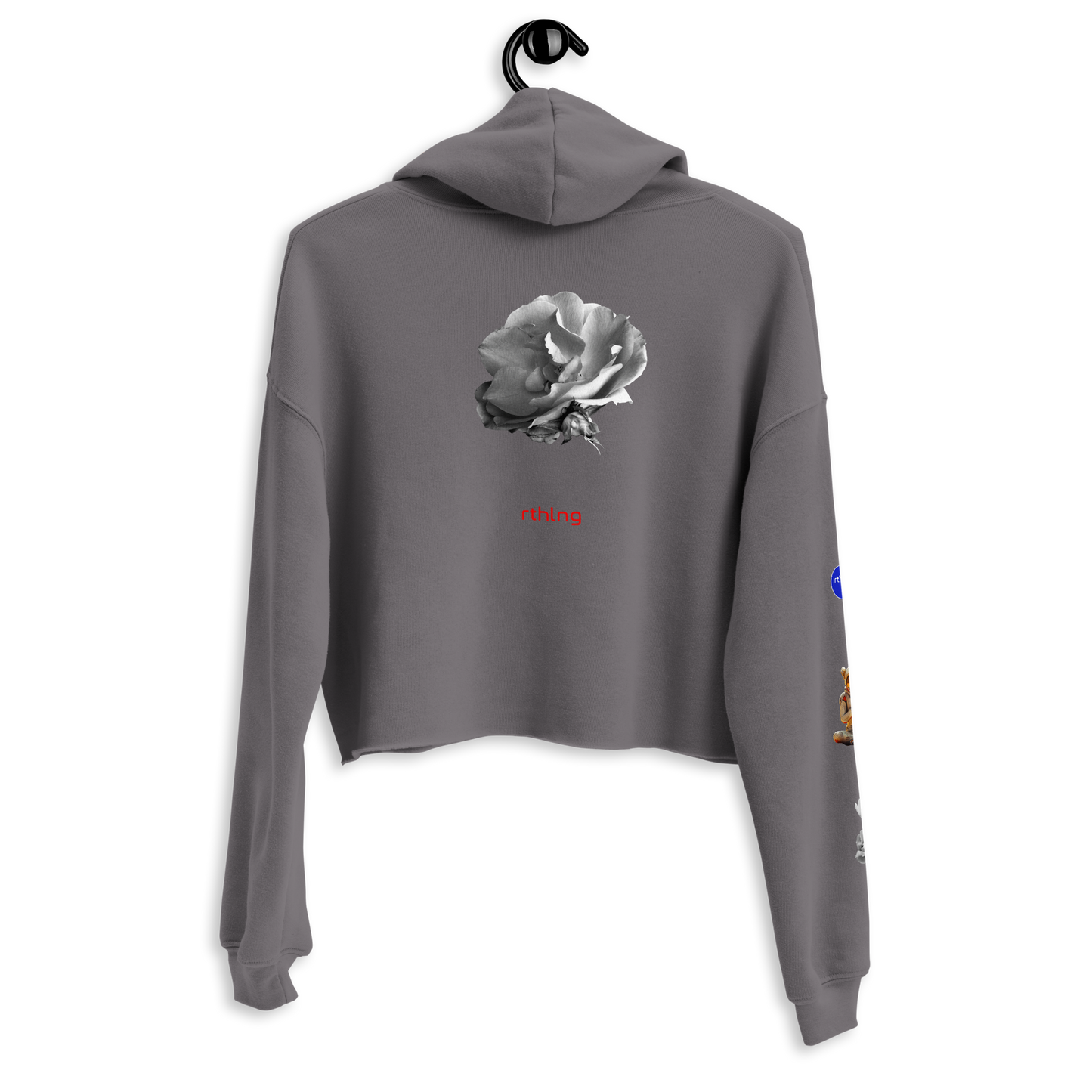 RADAR PETAL FLWR Crop Hoodie