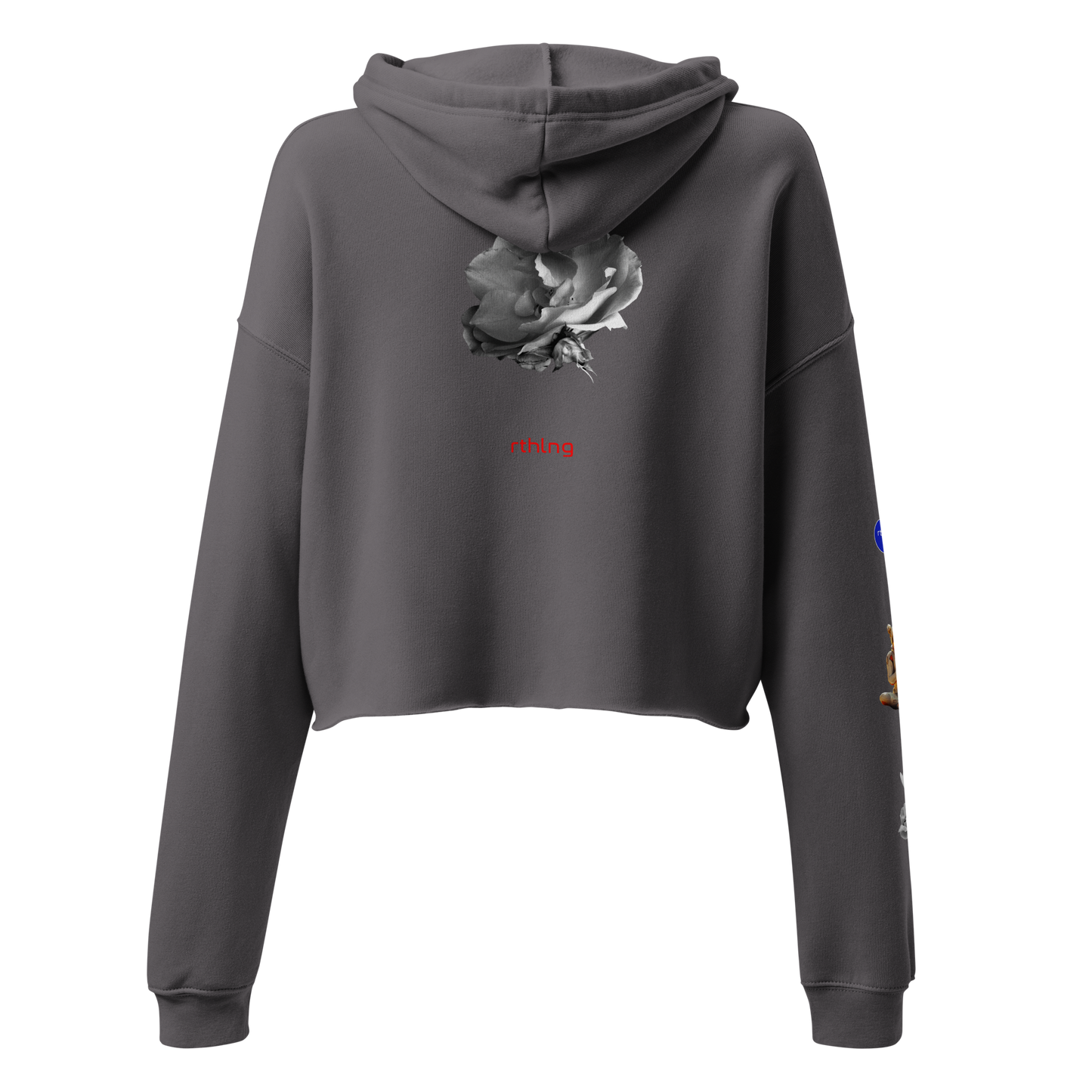 RADAR PETAL FLWR Crop Hoodie