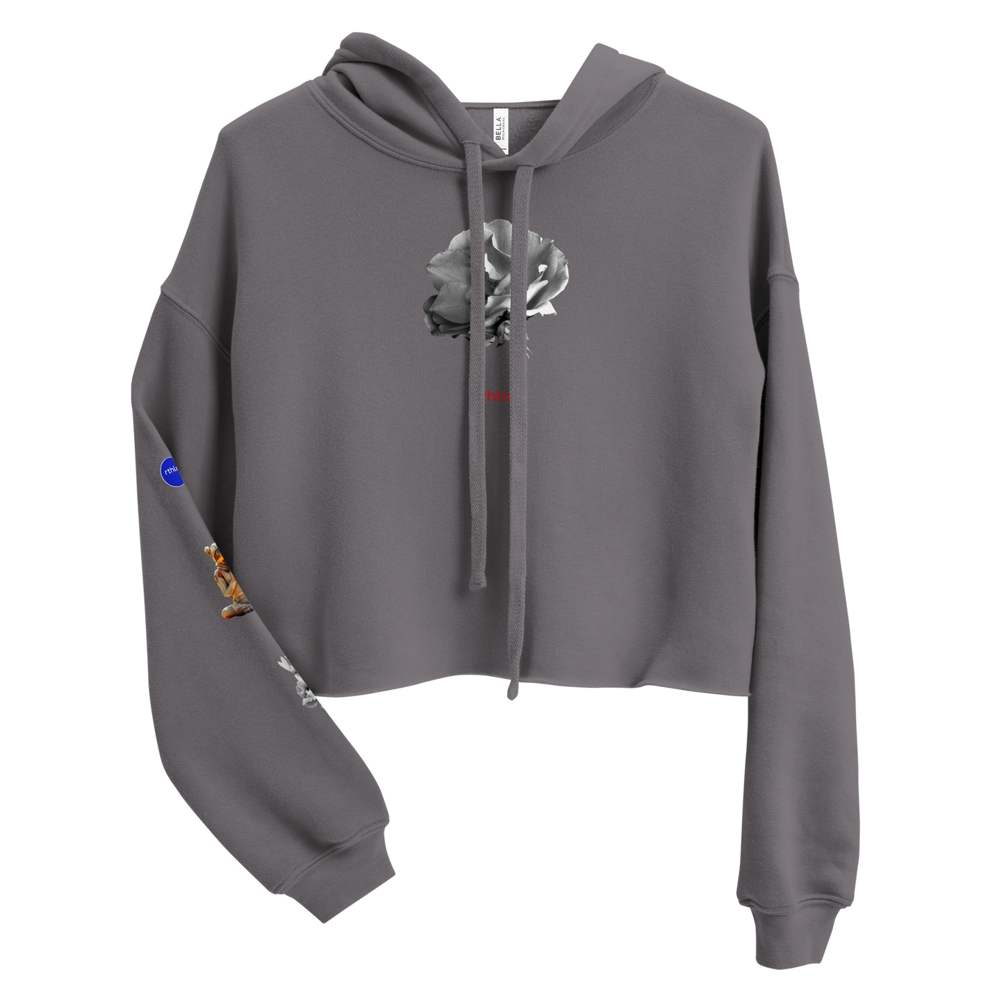 RADAR PETAL FLWR Crop Hoodie