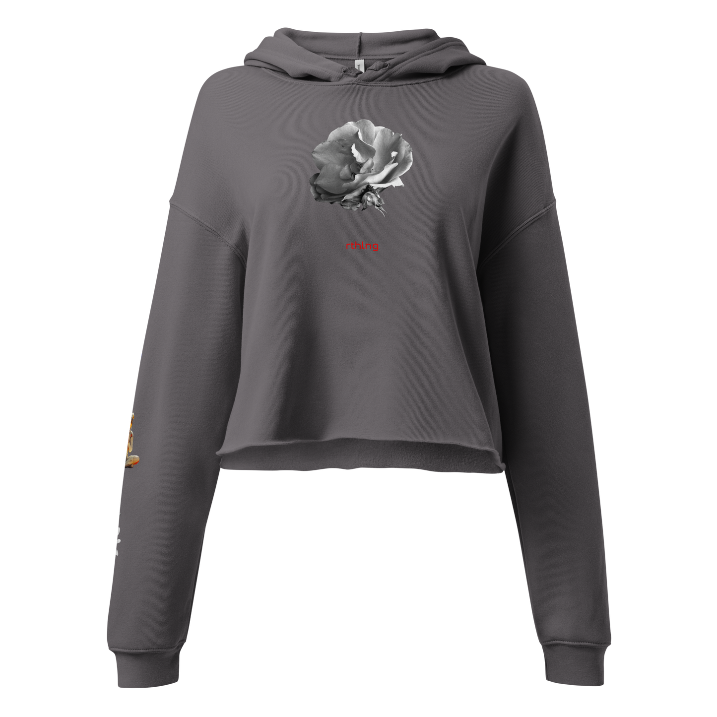 RADAR PETAL FLWR Crop Hoodie