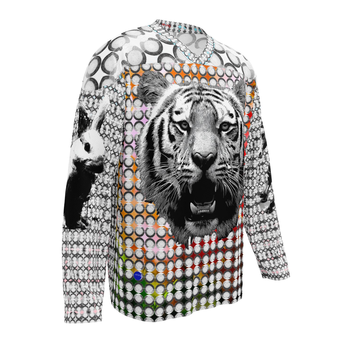 Dot TGR Horse & Bunny Sleeves Recycled hockey fan jersey