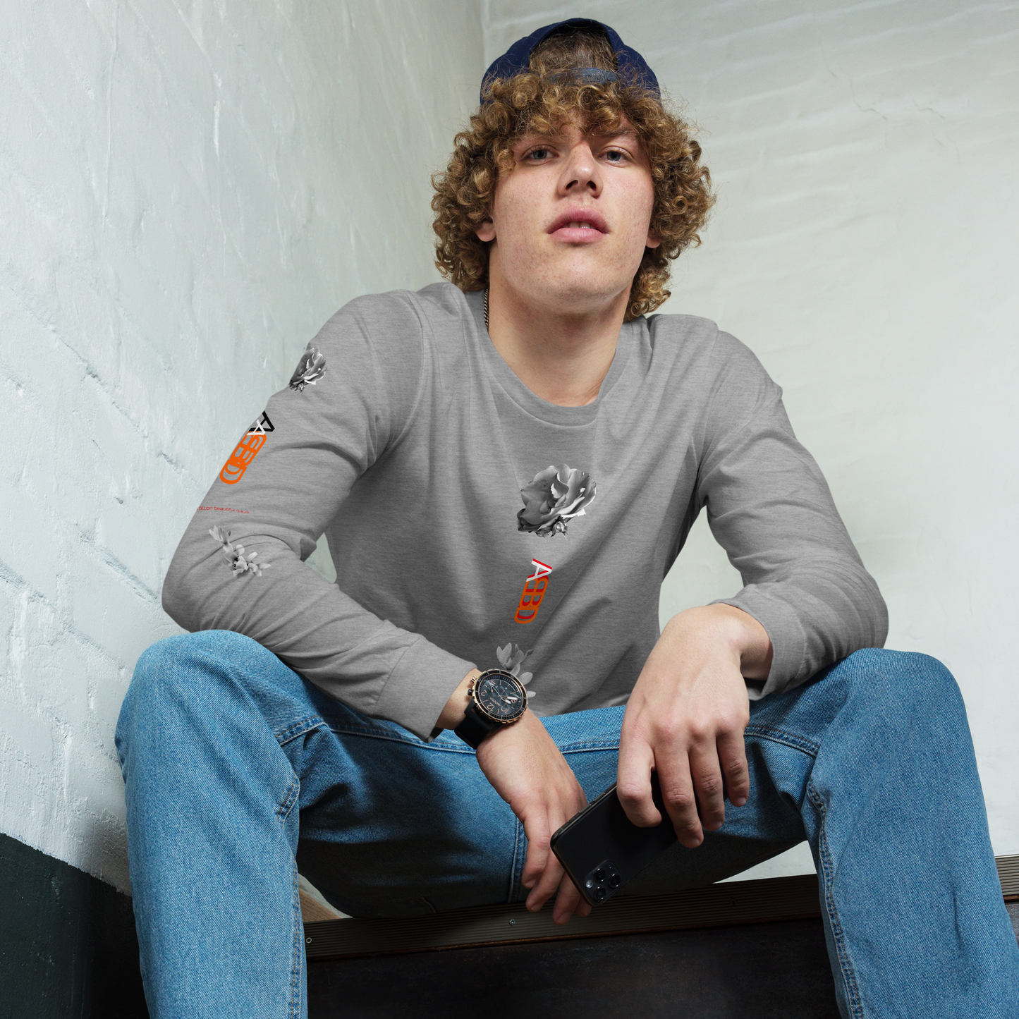 2 FLWR Vrt. Unisex Long Sleeve Tee