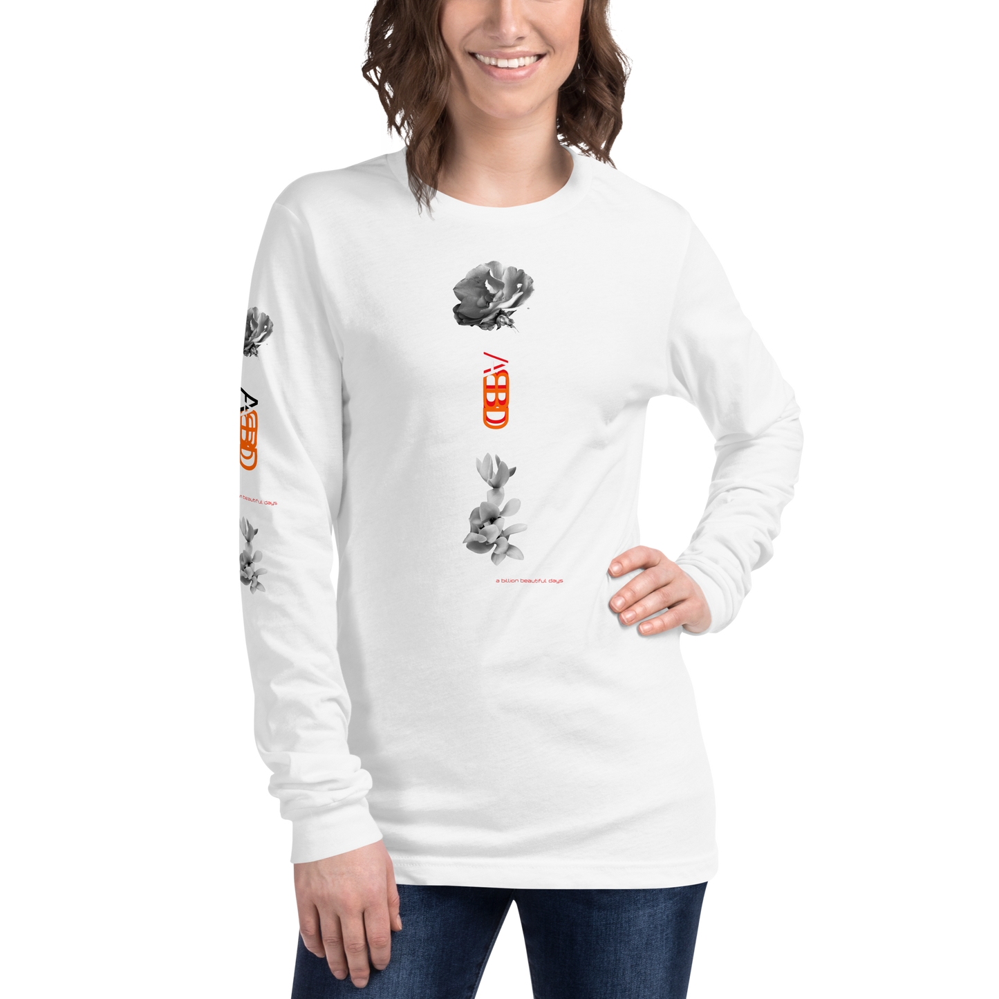 2 FLWR Vrt. Unisex Long Sleeve Tee