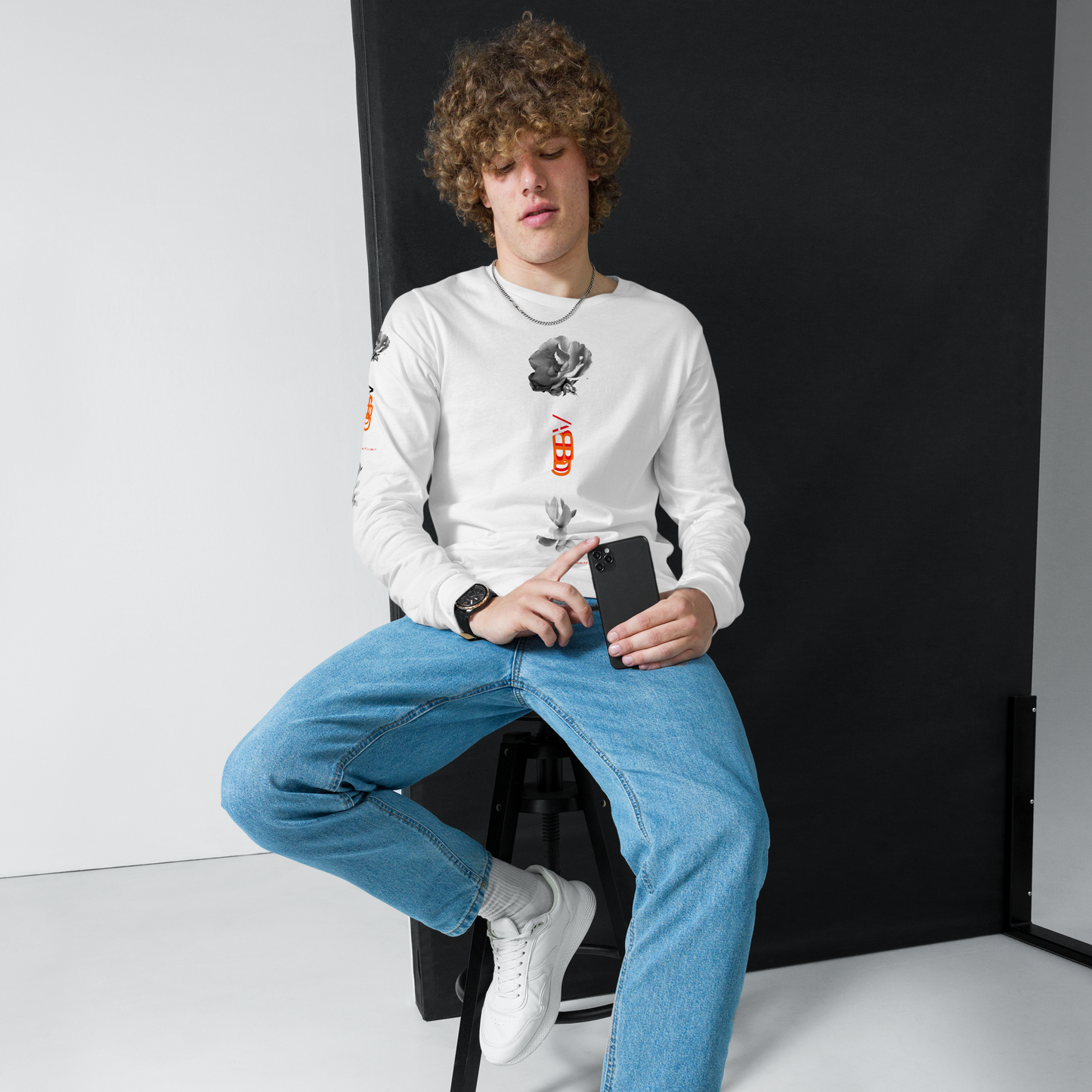 2 FLWR Vrt. Unisex Long Sleeve Tee