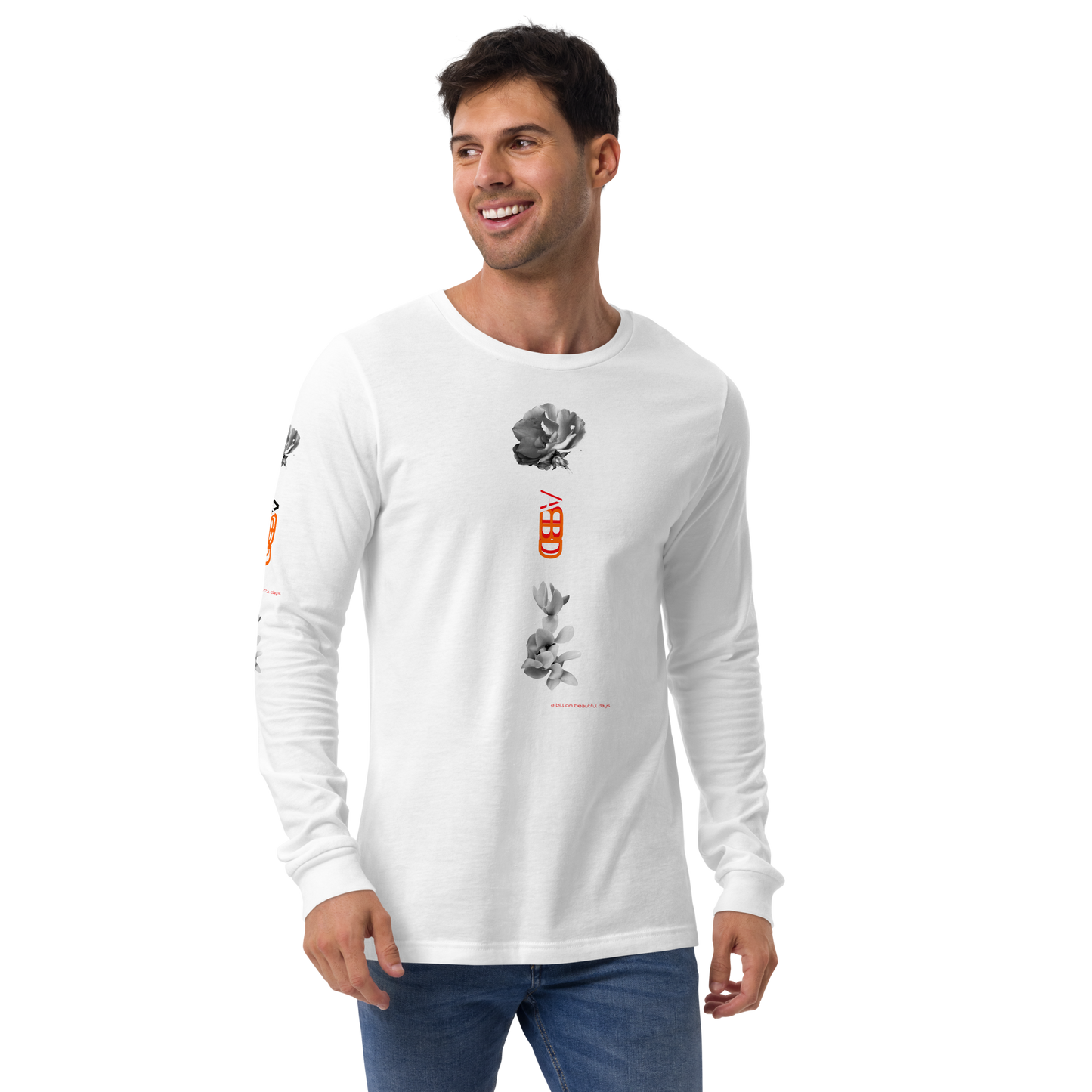 2 FLWR Vrt. Unisex Long Sleeve Tee