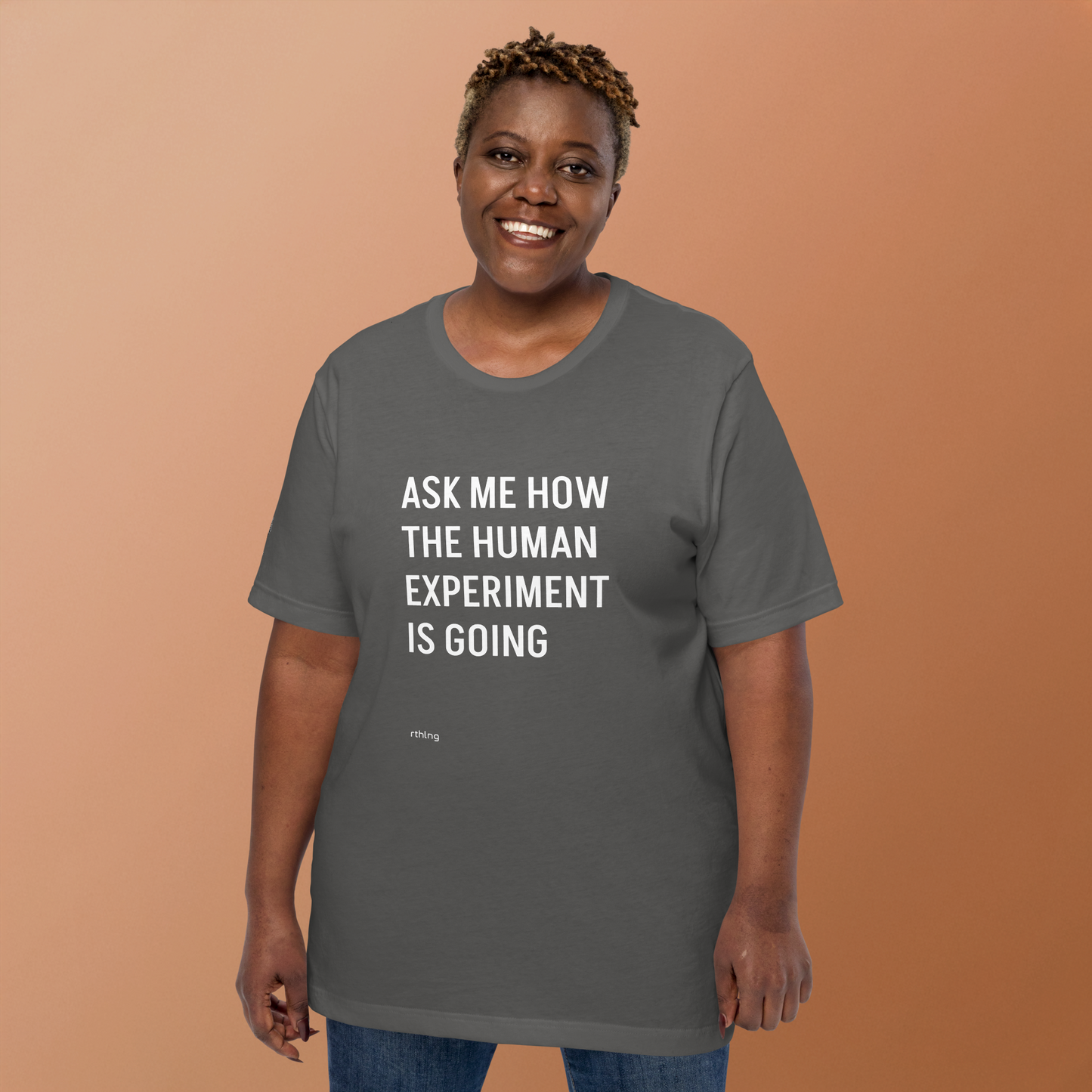 THE HUMAN EXPERIMENT Unisex t-shirt | Serious Yuks For Cynical Existentialists