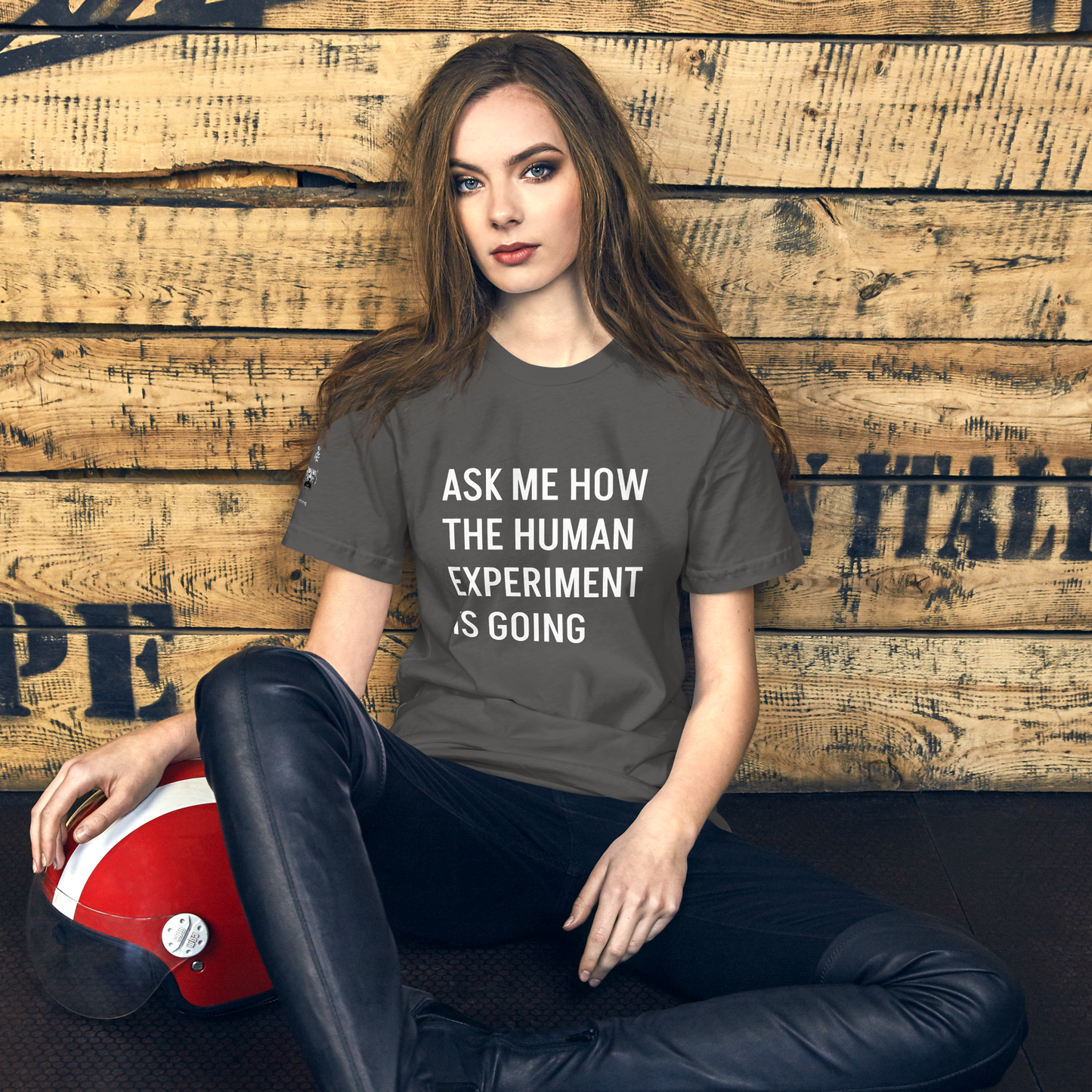 THE HUMAN EXPERIMENT Unisex t-shirt | Serious Yuks For Cynical Existentialists