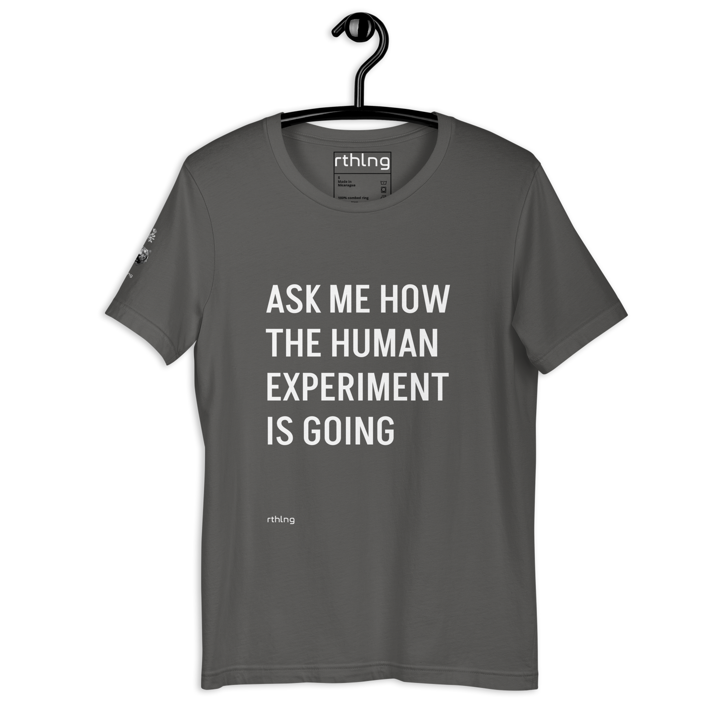 THE HUMAN EXPERIMENT Unisex t-shirt | Serious Yuks For Cynical Existentialists