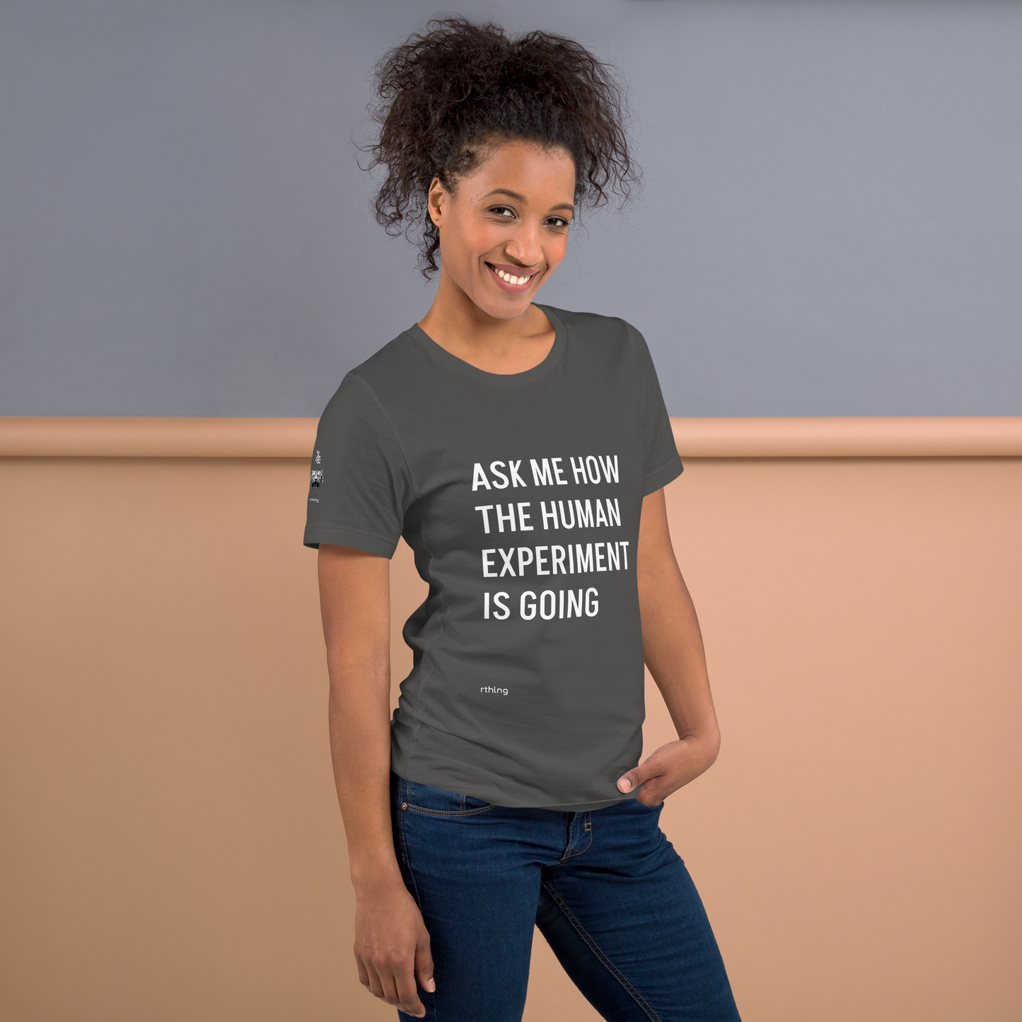 THE HUMAN EXPERIMENT Unisex t-shirt | Serious Yuks For Cynical Existentialists
