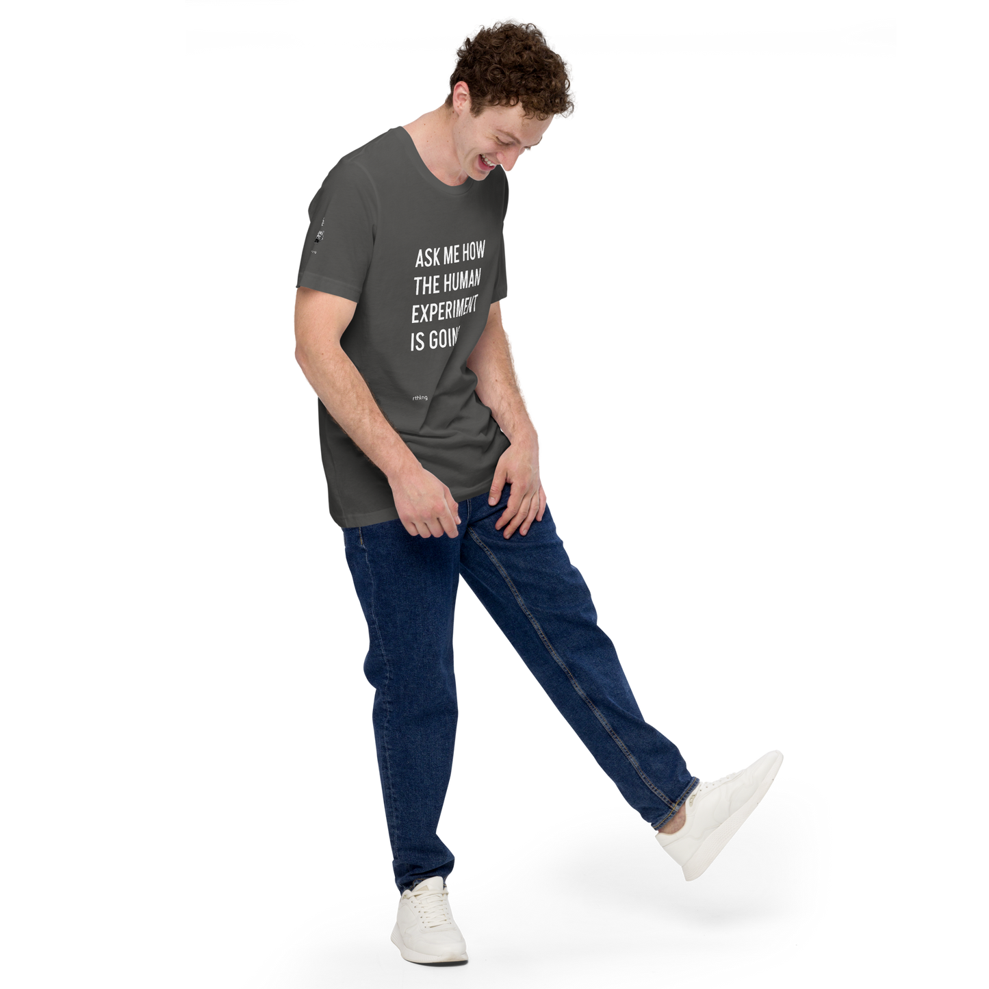 THE HUMAN EXPERIMENT Unisex t-shirt | Serious Yuks For Cynical Existentialists