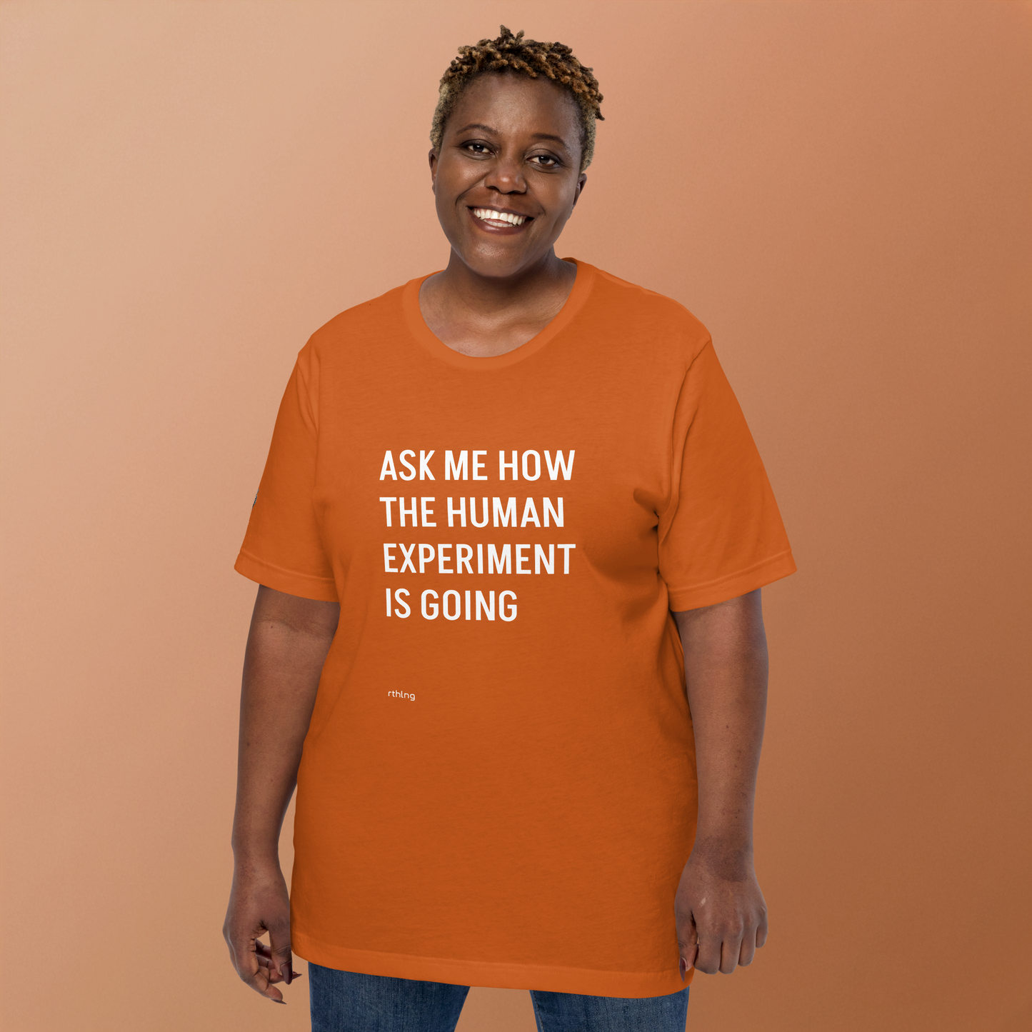 THE HUMAN EXPERIMENT Unisex t-shirt | Serious Yuks For Cynical Existentialists
