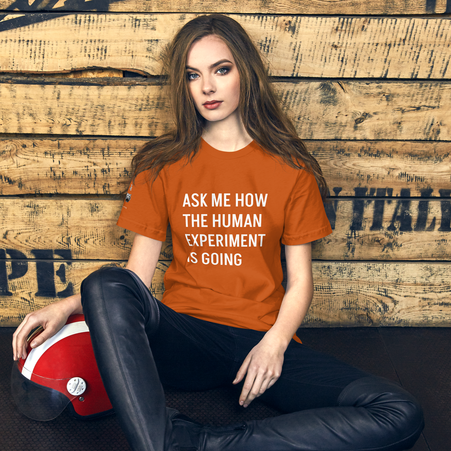 THE HUMAN EXPERIMENT Unisex t-shirt | Serious Yuks For Cynical Existentialists