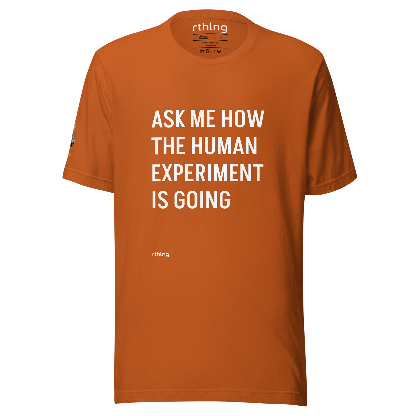 THE HUMAN EXPERIMENT Unisex t-shirt | Serious Yuks For Cynical Existentialists