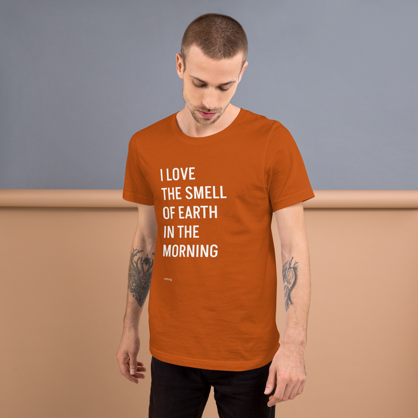 EARTH IN THE MORNING Unisex t-shirt | Turns Out Charlie Surfs Fire