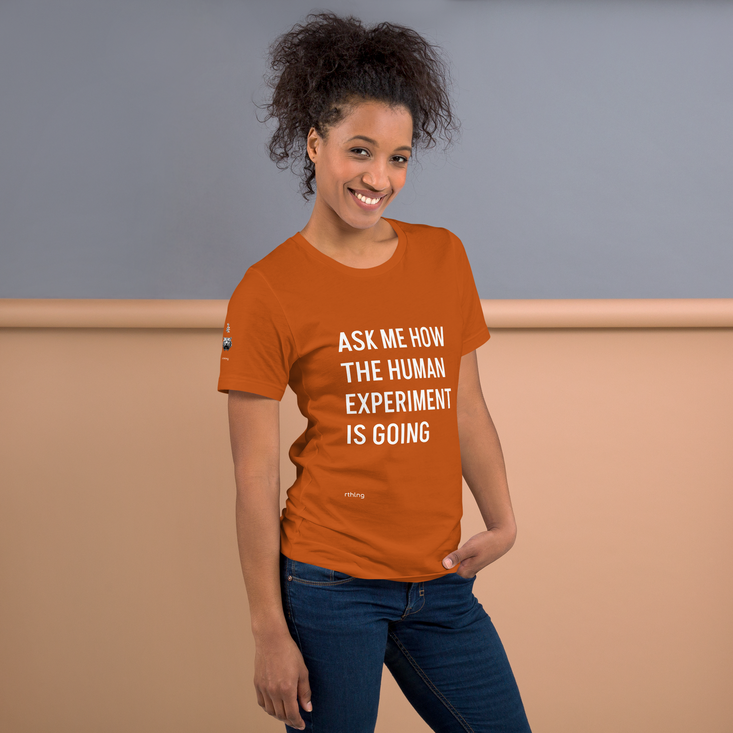 THE HUMAN EXPERIMENT Unisex t-shirt | Serious Yuks For Cynical Existentialists