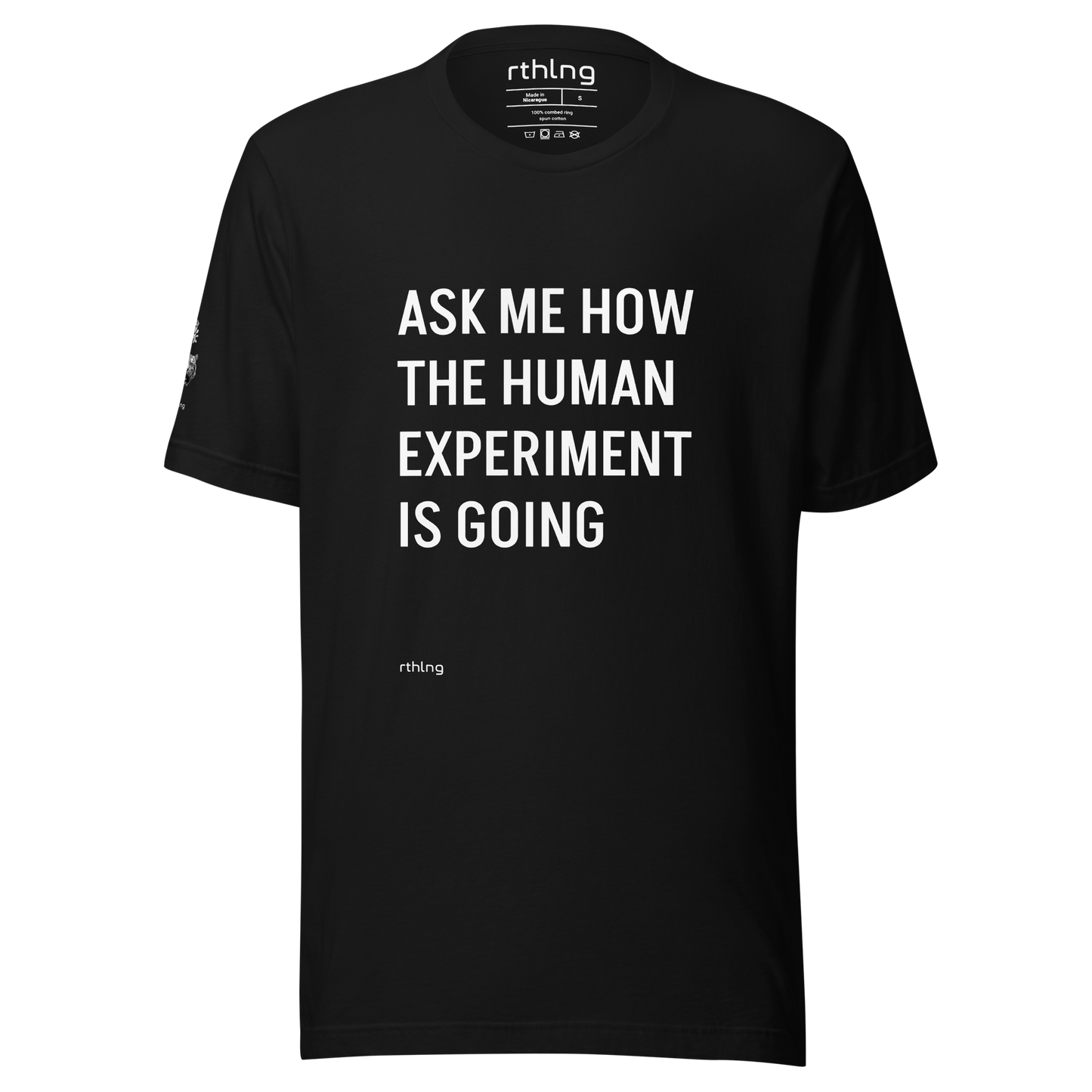 THE HUMAN EXPERIMENT Unisex t-shirt | Serious Yuks For Cynical Existentialists