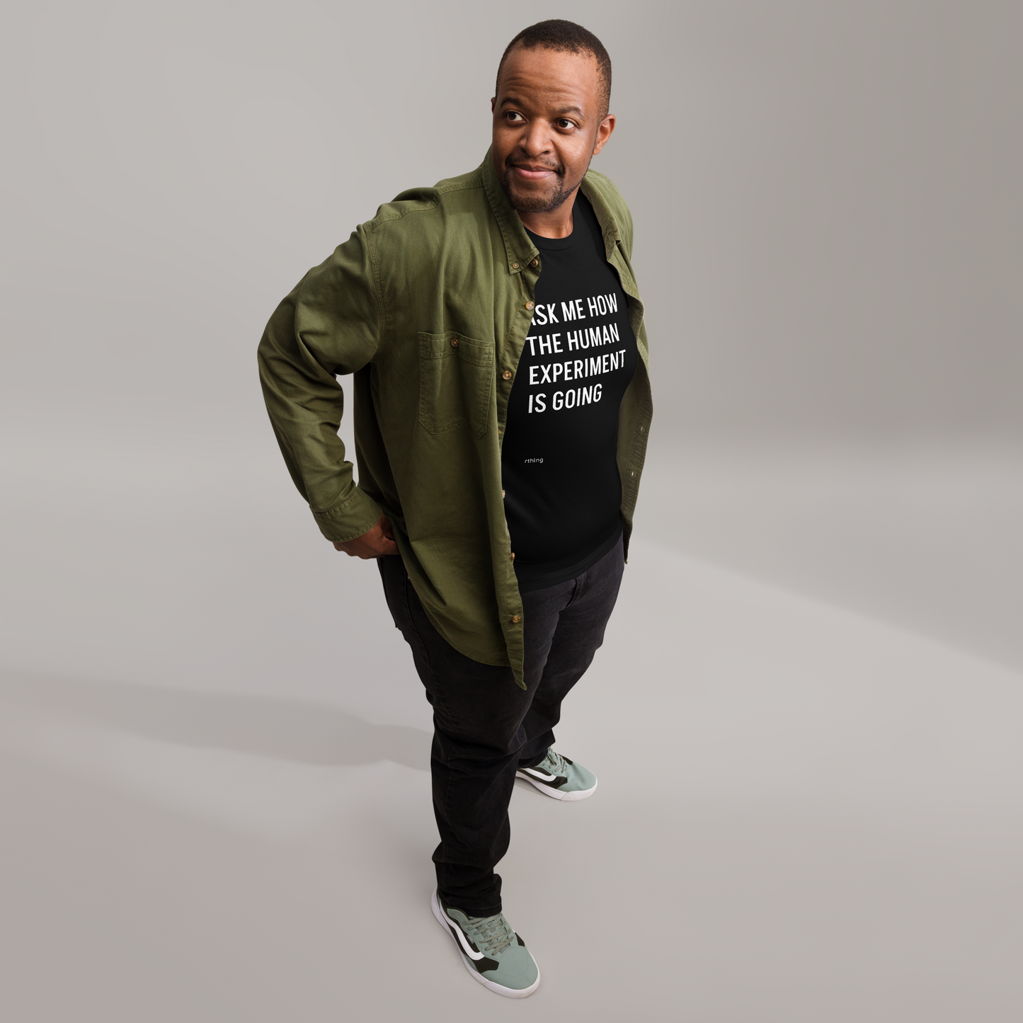 THE HUMAN EXPERIMENT Unisex t-shirt | Serious Yuks For Cynical Existentialists