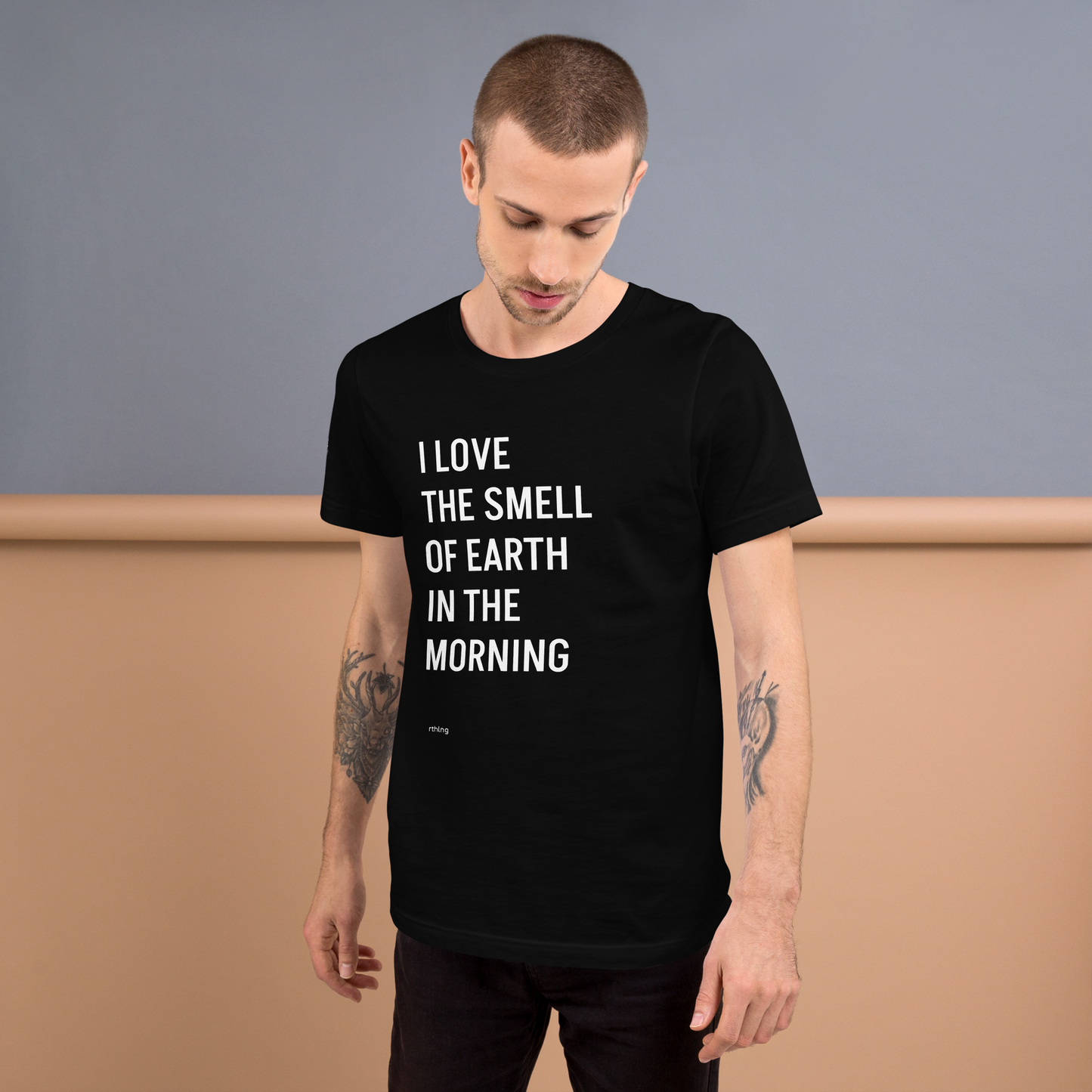 EARTH IN THE MORNING Unisex t-shirt | Turns Out Charlie Surfs Fire