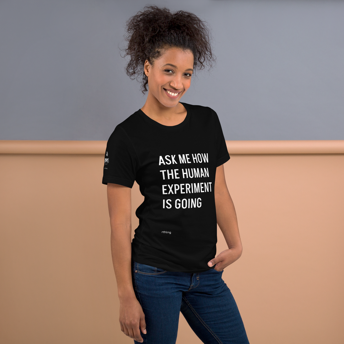 THE HUMAN EXPERIMENT Unisex t-shirt | Serious Yuks For Cynical Existentialists