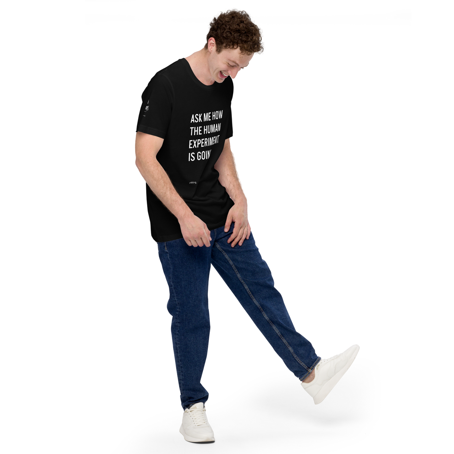 THE HUMAN EXPERIMENT Unisex t-shirt | Serious Yuks For Cynical Existentialists