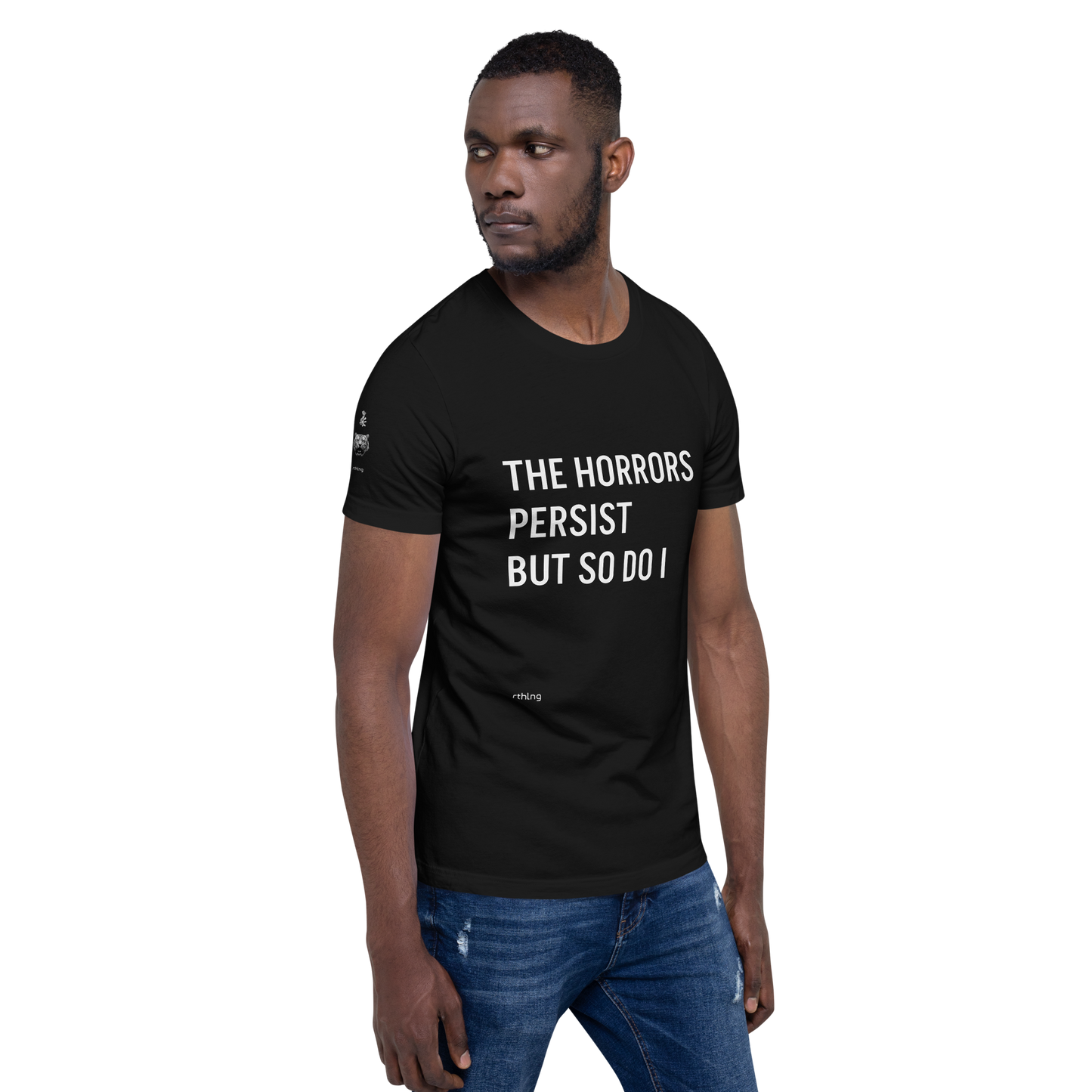 HORRORS PERSIST Unisex t-shirt Existential Resilience Apparel