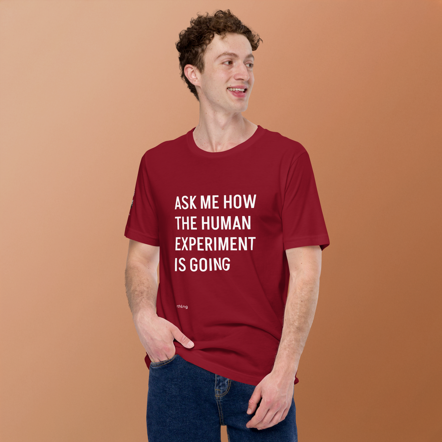 THE HUMAN EXPERIMENT Unisex t-shirt | Serious Yuks For Cynical Existentialists