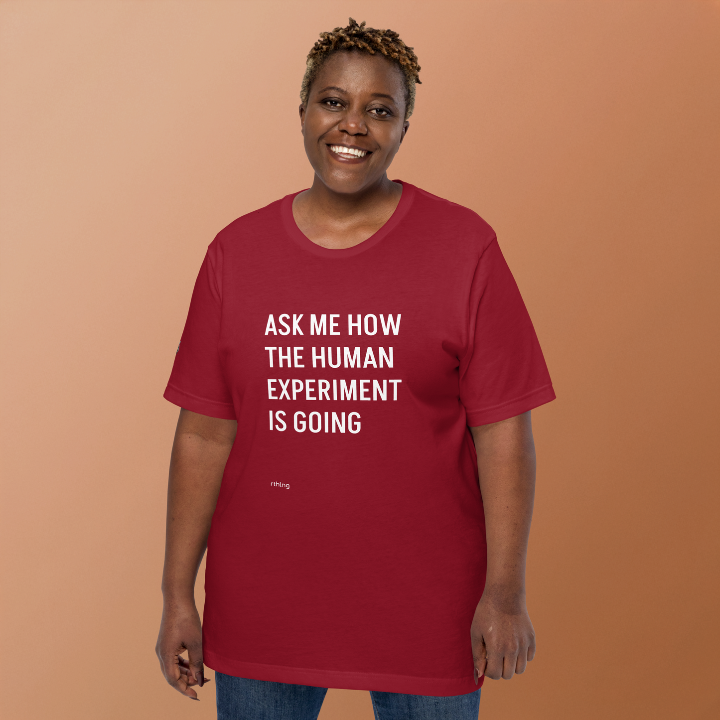 THE HUMAN EXPERIMENT Unisex t-shirt | Serious Yuks For Cynical Existentialists