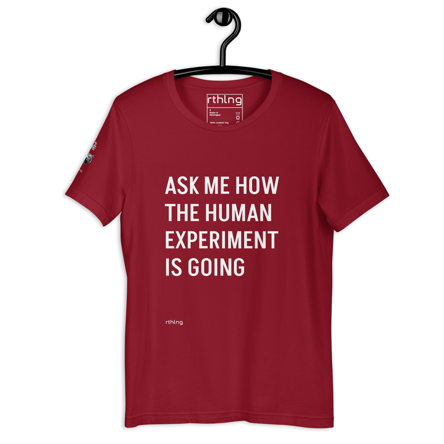 THE HUMAN EXPERIMENT Unisex t-shirt | Serious Yuks For Cynical Existentialists