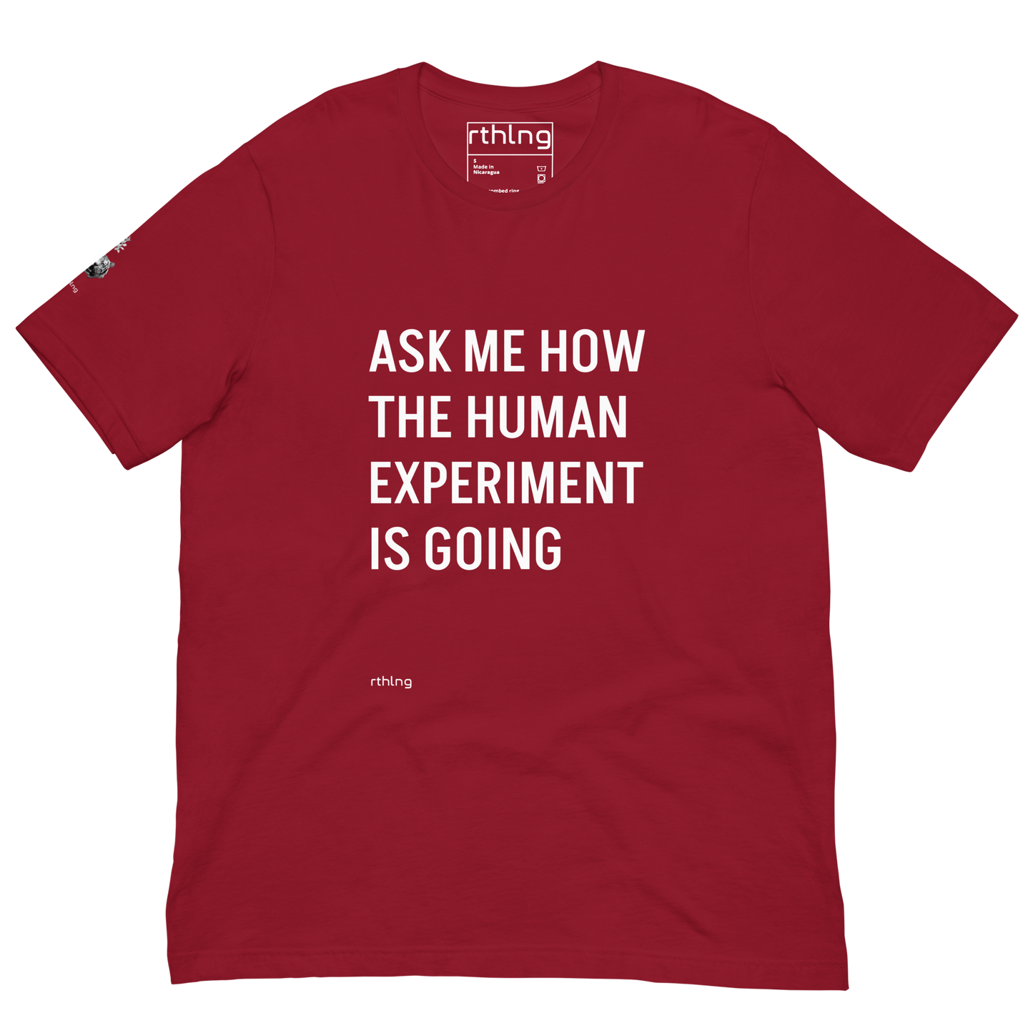 THE HUMAN EXPERIMENT Unisex t-shirt | Serious Yuks For Cynical Existentialists
