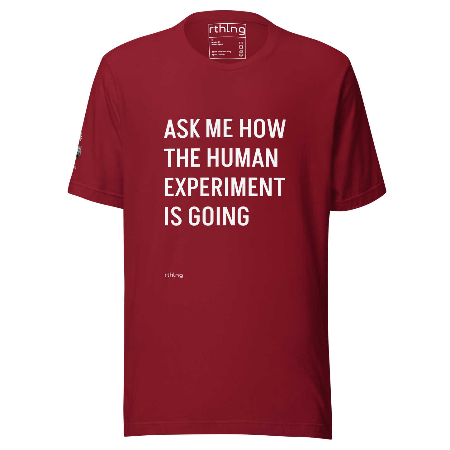 THE HUMAN EXPERIMENT Unisex t-shirt | Serious Yuks For Cynical Existentialists