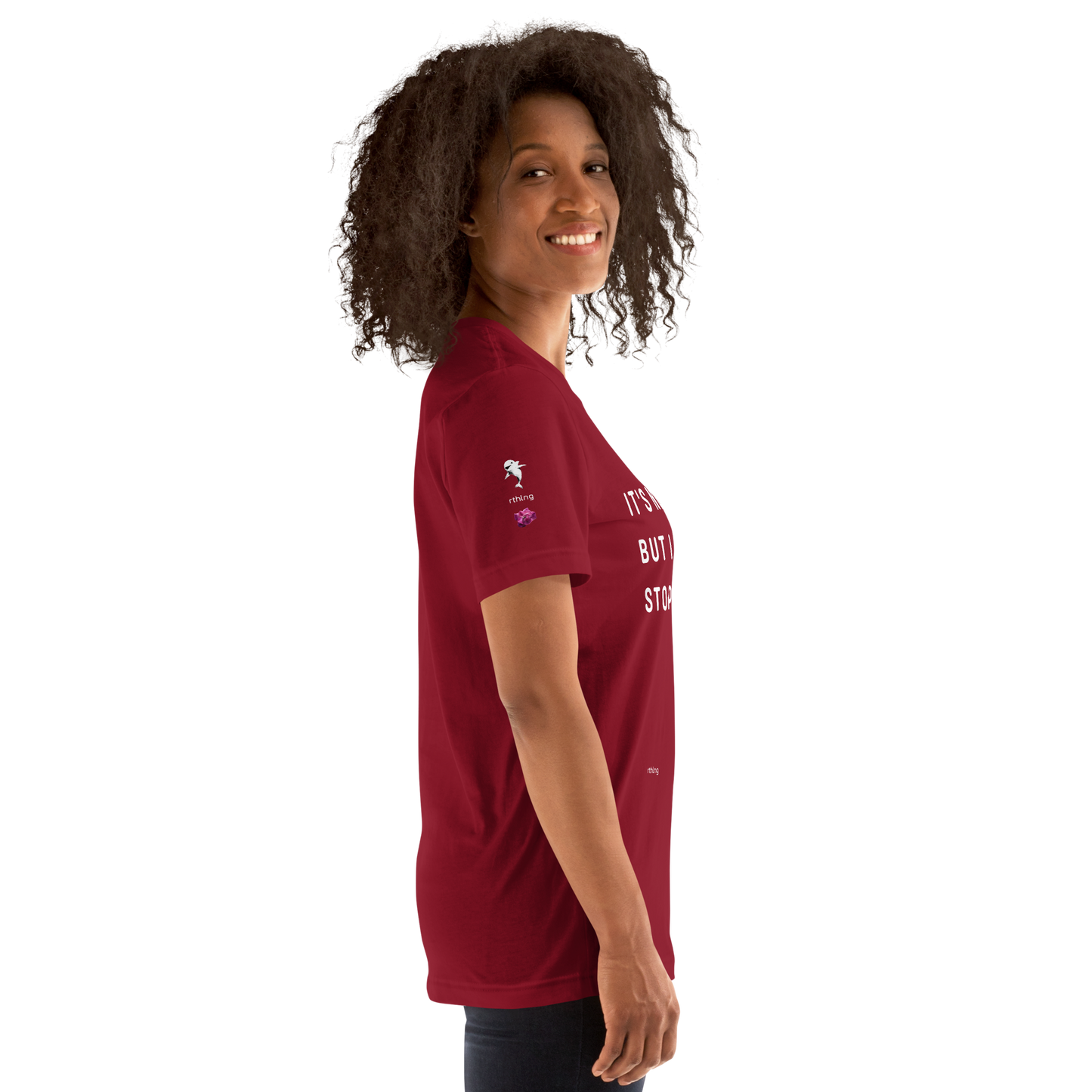 CAN'T STOP LAUGHING Unisex t-shirt Coping Mechanism, Made Wearable.