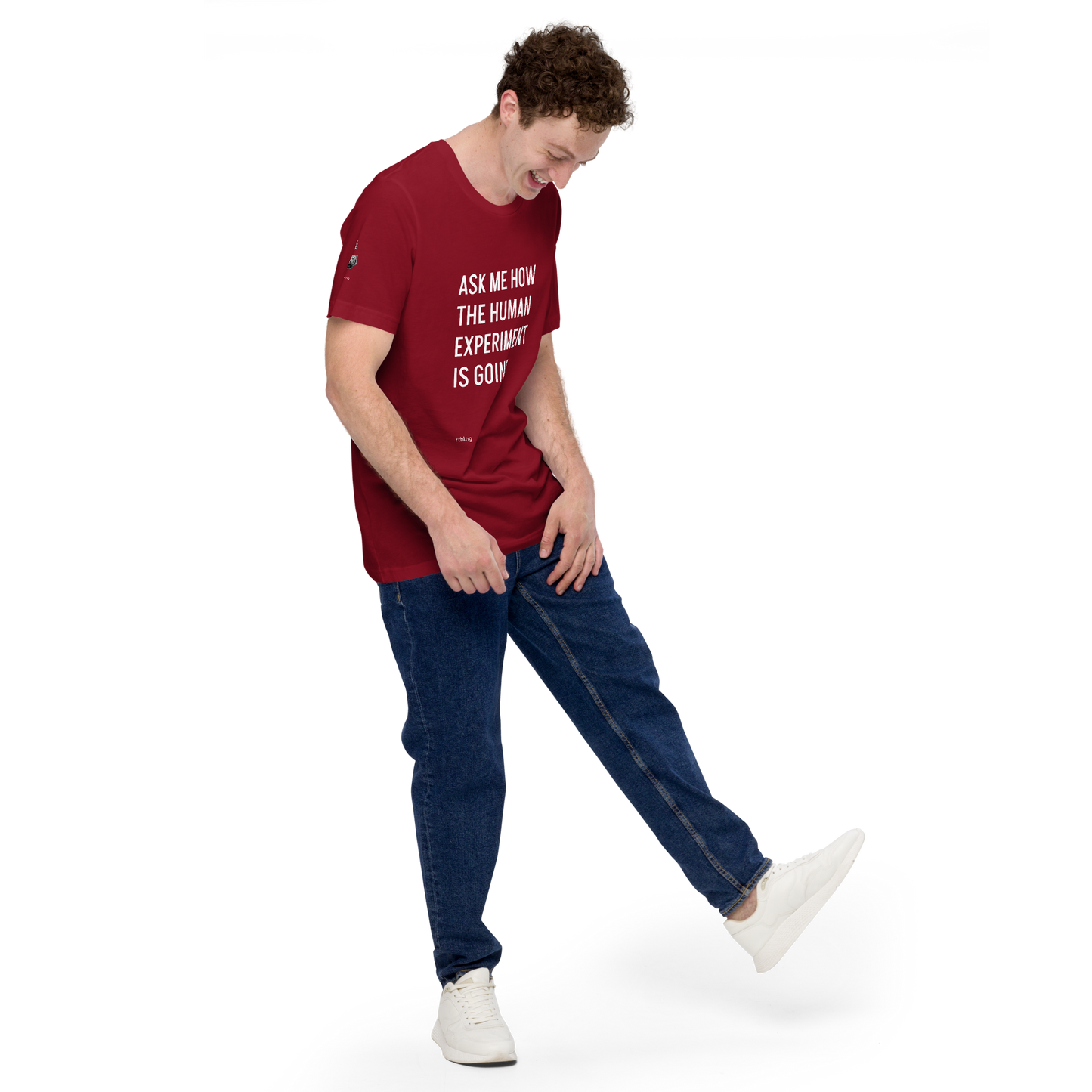 THE HUMAN EXPERIMENT Unisex t-shirt | Serious Yuks For Cynical Existentialists